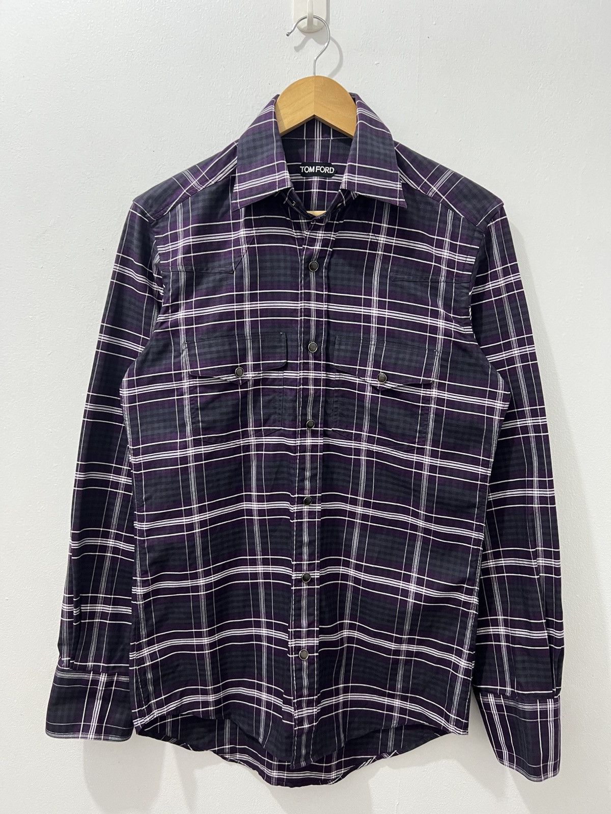 Tom Ford - Western Plaid Checkered Shirt
