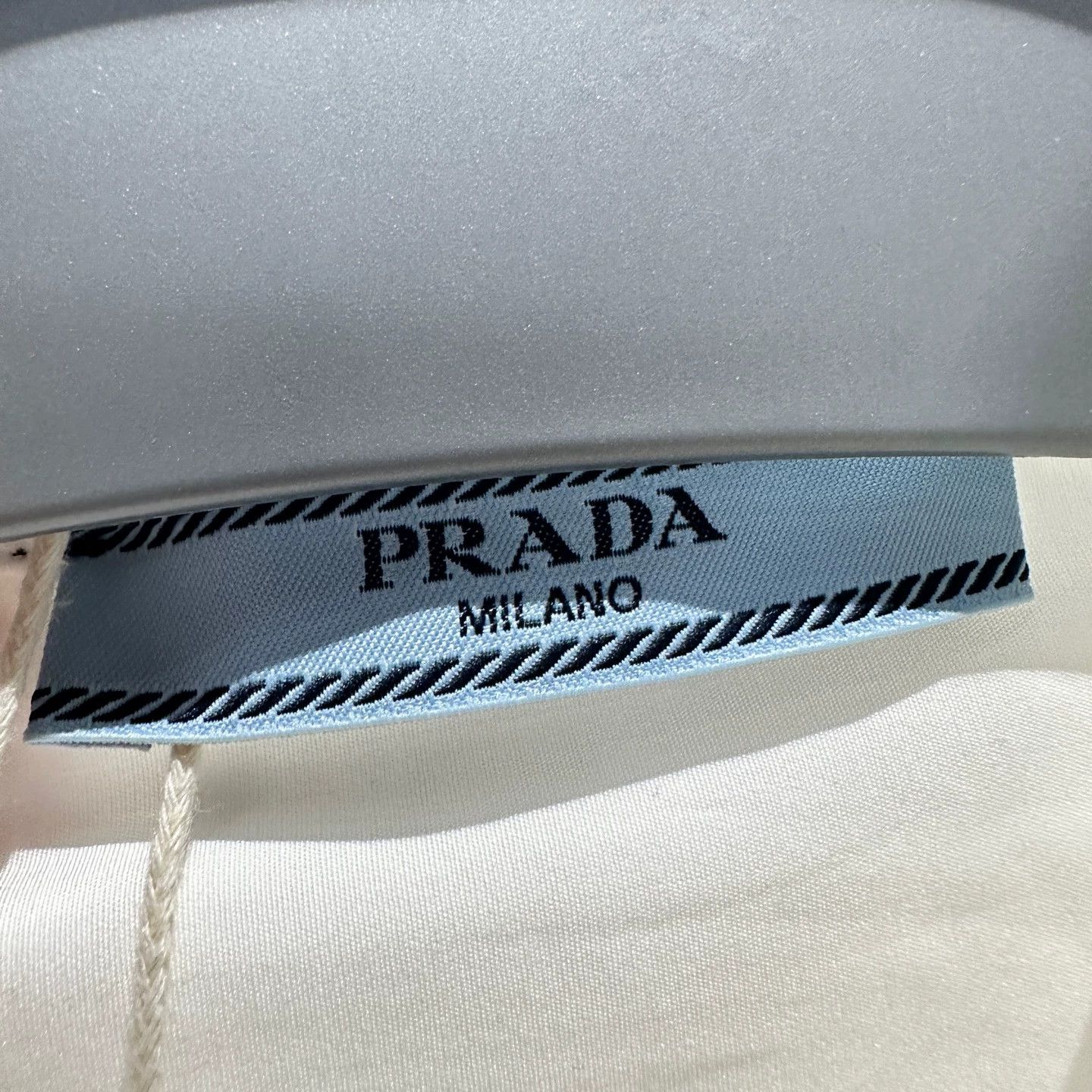 Prada Prada Crystal Button Triangle Logo LS Shirt 36 Size XS / US 0-2 / IT 36-38 - 3 Thumbnail