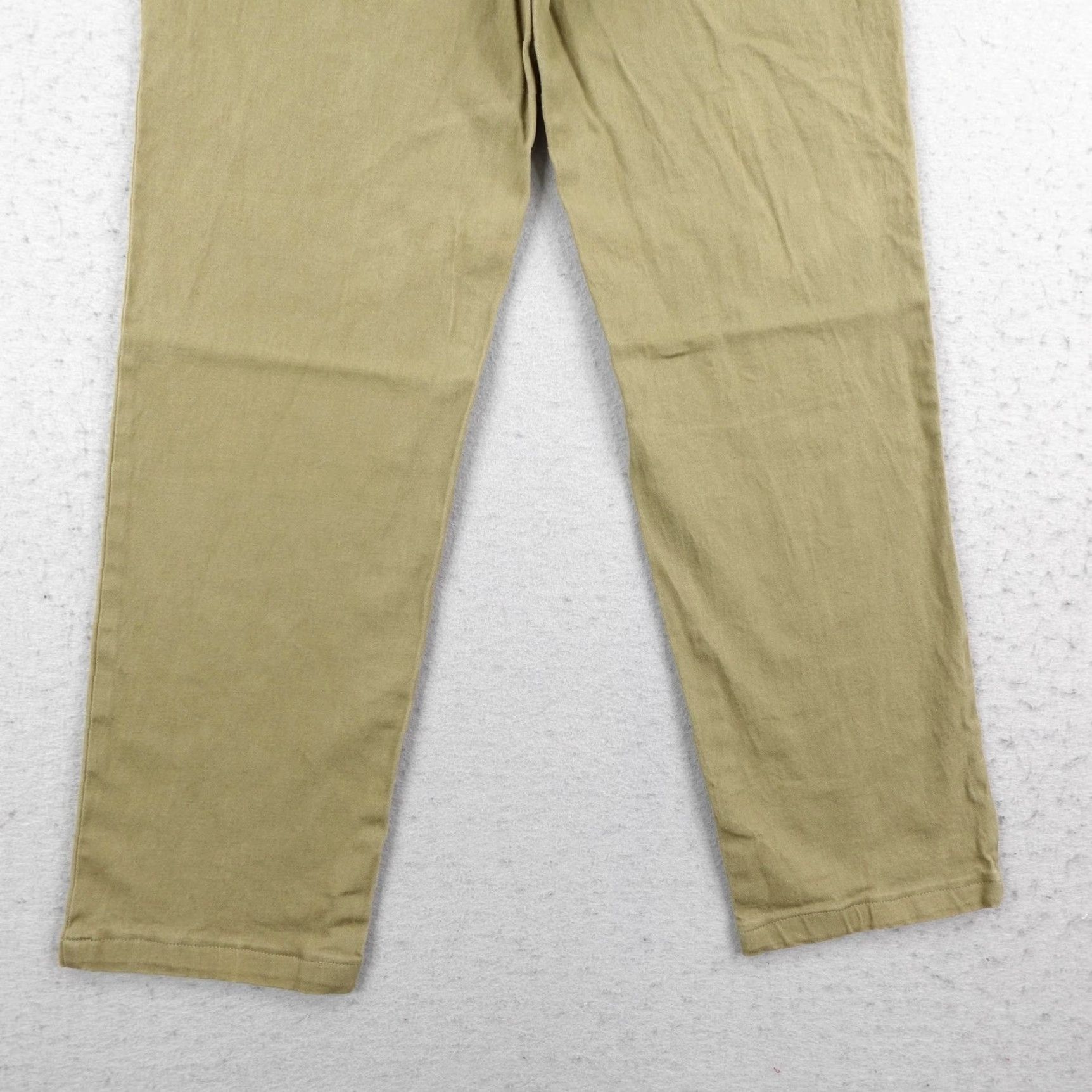 Mickey & Co. VINTAGE Disney Pants Womens Large Tan Mickey Mouse Embroidered Chino Belted 90s Size 36" / US 14 / IT 50 - 7 Thumbnail