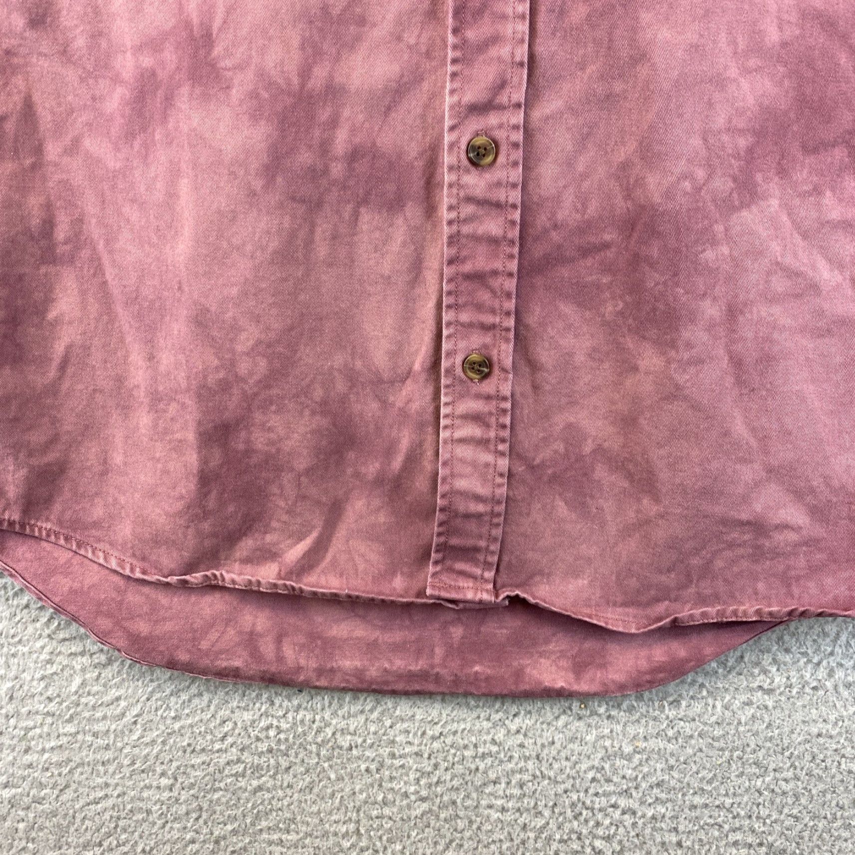 Pacsun VINTAGE Pacsun Dress Shirt Men Size 16.5 Long Sleeve Light Bleached Purple Cotton Size 42R - 2 Thumbnail