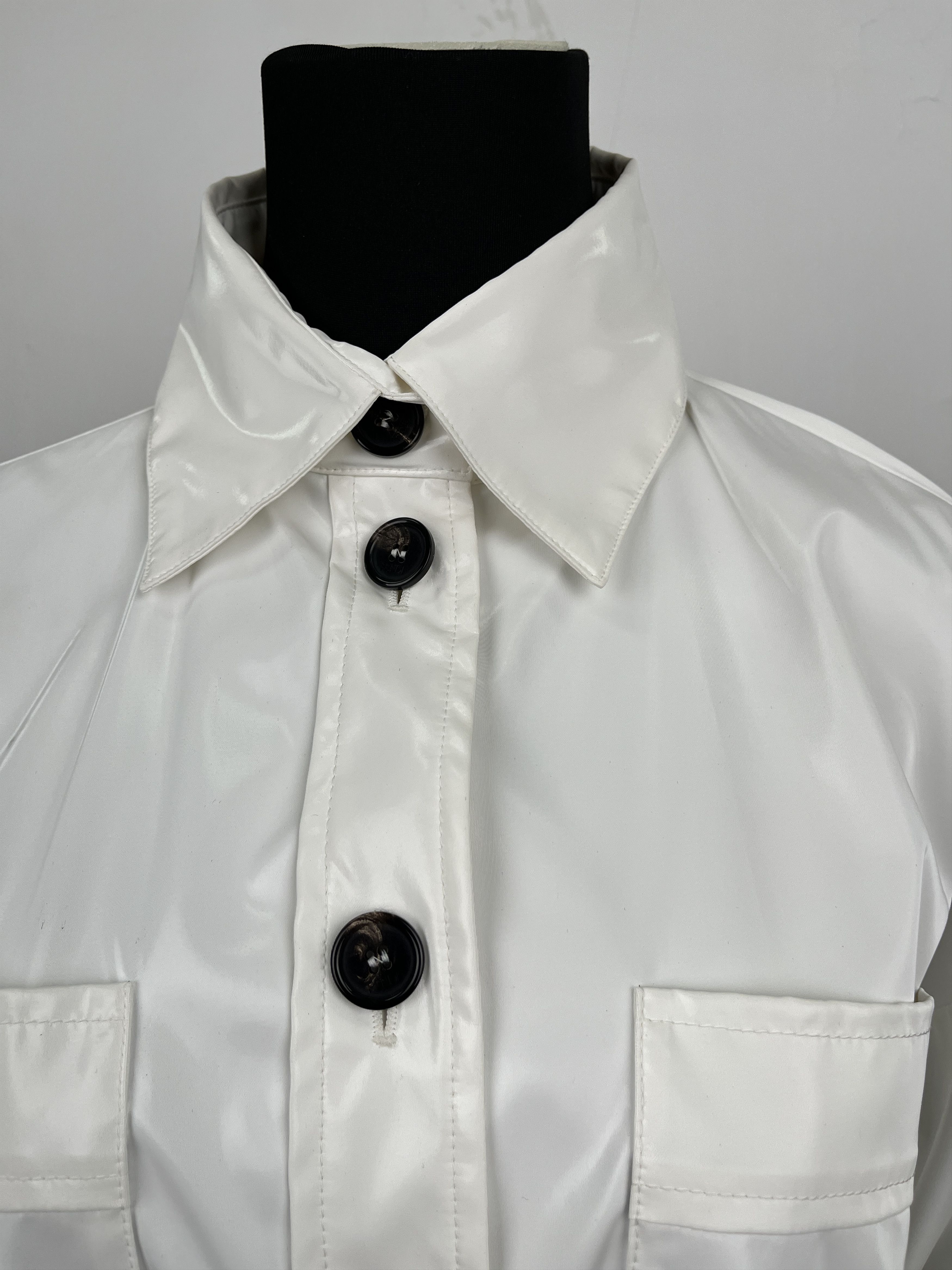 Fendi Fendi White Synthetic Shirt Jacket Size XS / US 0-2 / IT 36-38 - 4 Thumbnail