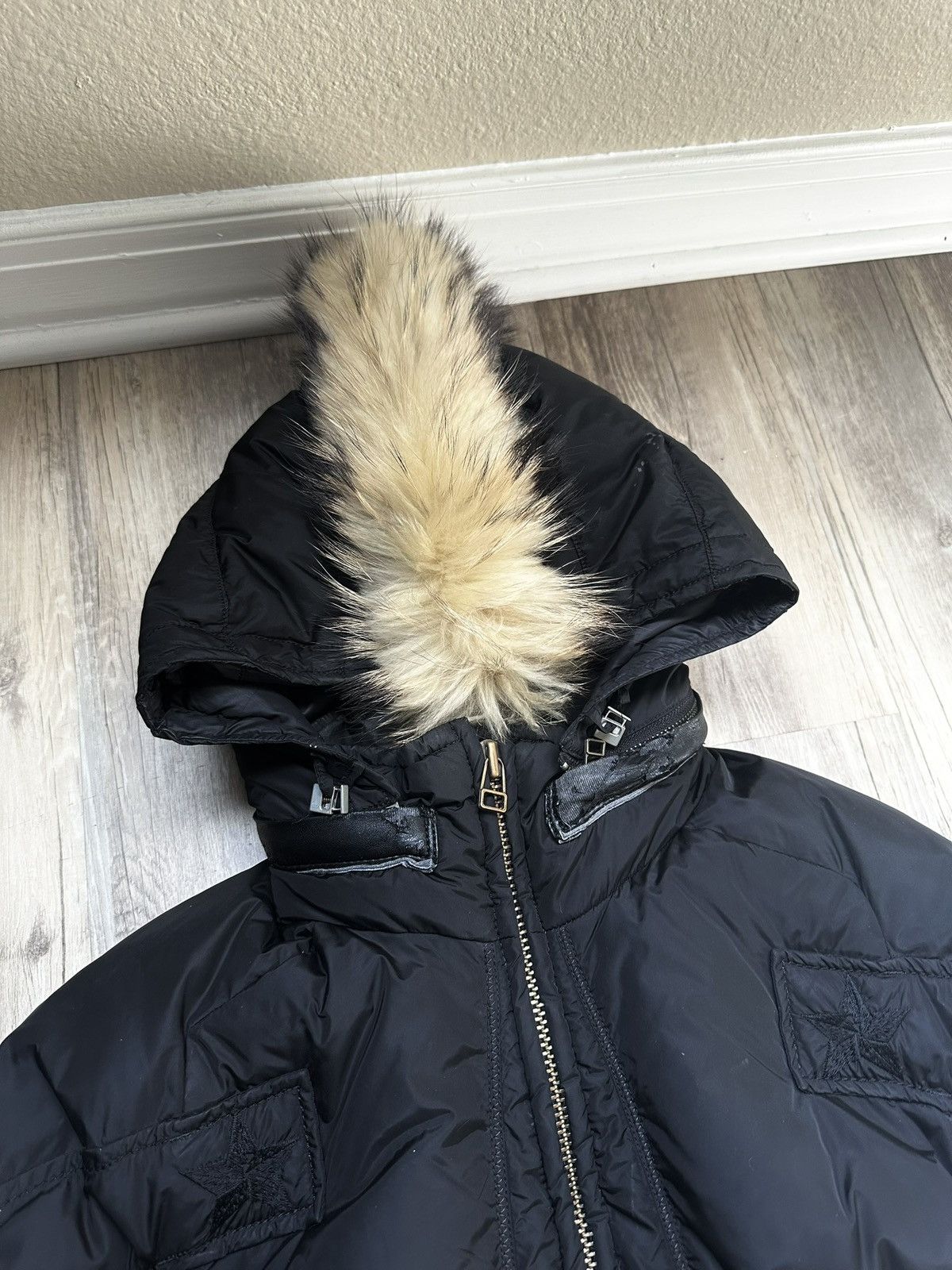 Marithe + Francois Girbaud Marithé + François Girbaud Black Mohawk Down Jacket Size US S / EU 44-46 / 1 - 1 Thumbnail