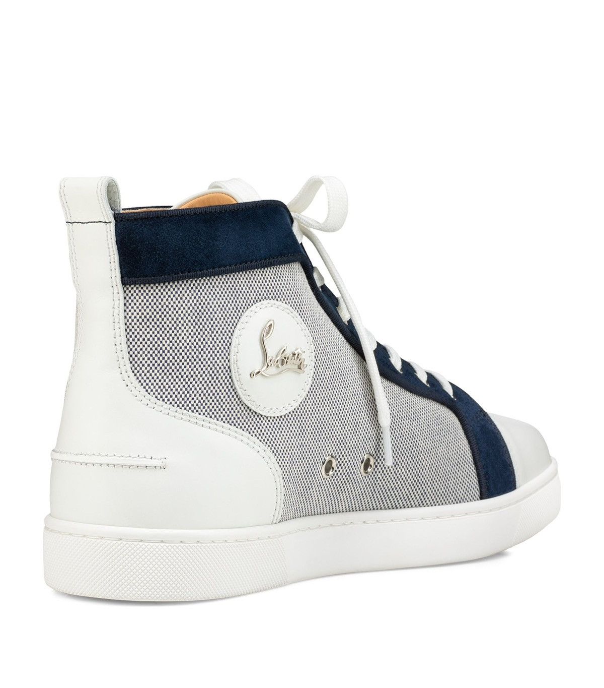 Christian Louboutin Louis Orlato High-Top Sneakers Navy