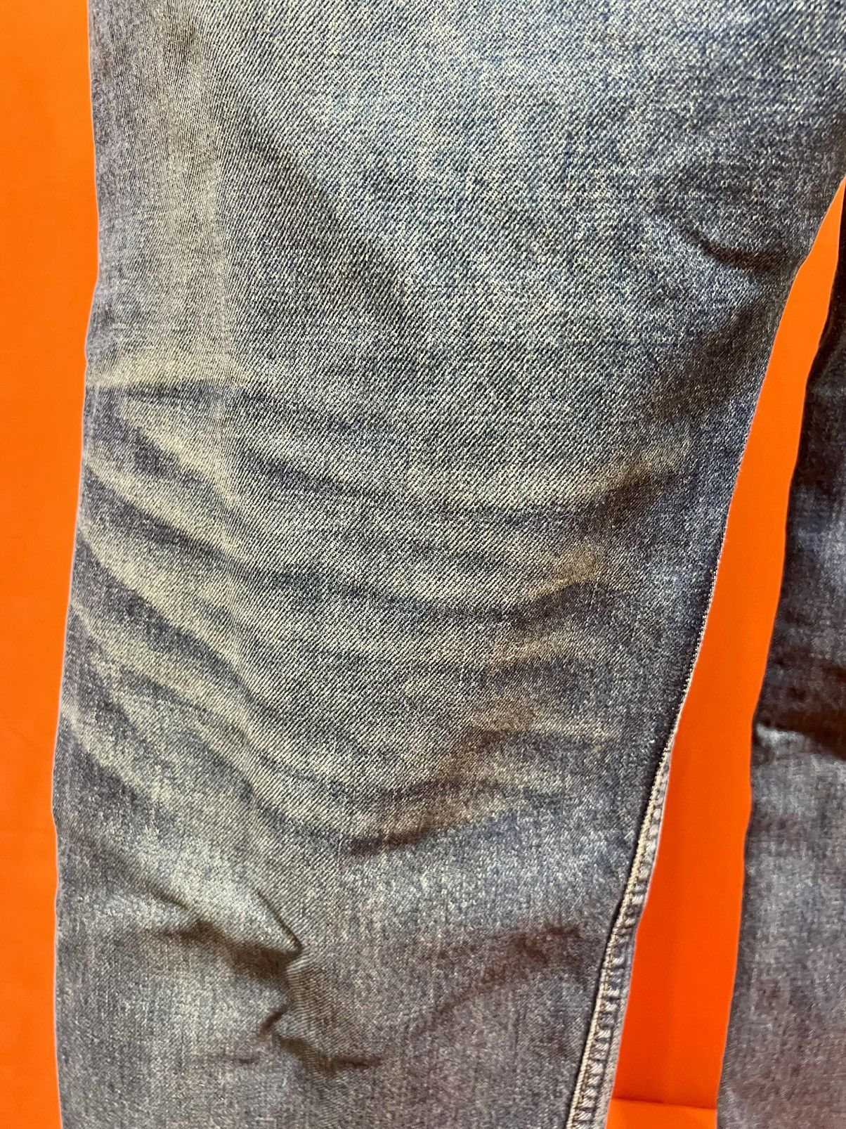 Helmut Lang HELMUT LANG ARCHIVE dirty oiled jeans, size 42 Size US 42 / EU 58 - 8 Thumbnail