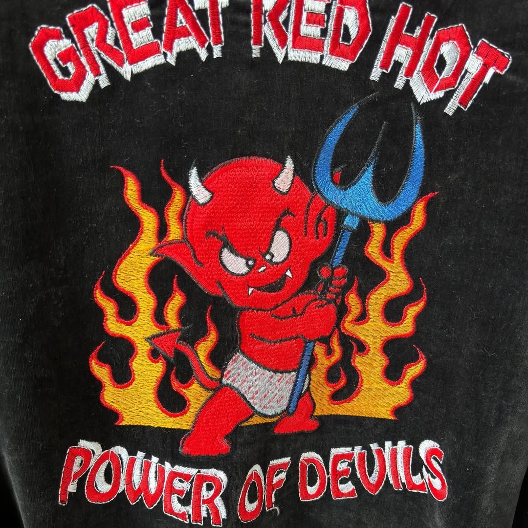 Other 90s Great Red Hot Power Of Devils Stars Sukajan Jacket Size US M / EU 48-50 / 2 - 6 Thumbnail