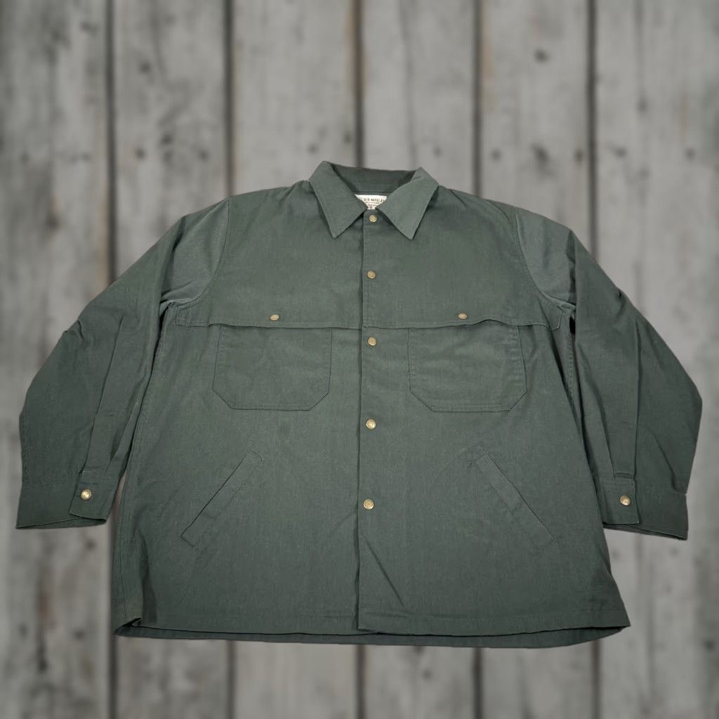 Vintage VINTAGE Bemidji Woolen Mills Jacket 50 Long Green Forest Service Uniform Mackinaw Mens Size US M / EU 48-50 / 2 - 1 Thumbnail