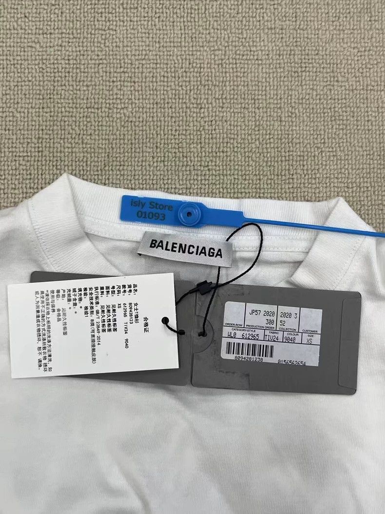 Balenciaga Balenciaga Logo letter printed short-sleeved round neck T- Size US XS / EU 42 / 0 - 5 Thumbnail