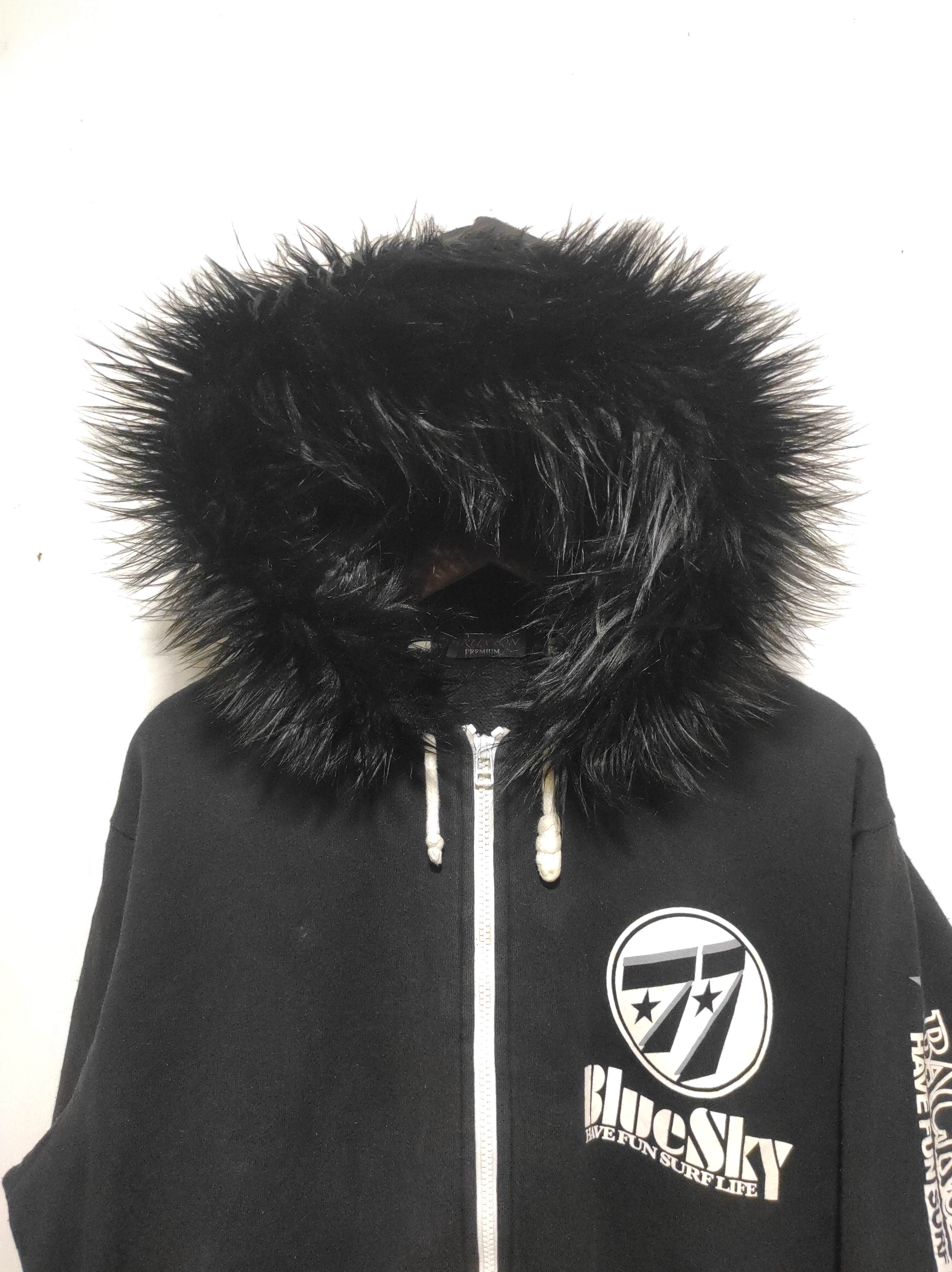 If Six Was Nine THRUXTON bluesky Zip Fur Hoodie i6w9 Lgb Style Size US L / EU 52-54 / 3 - 4 Thumbnail