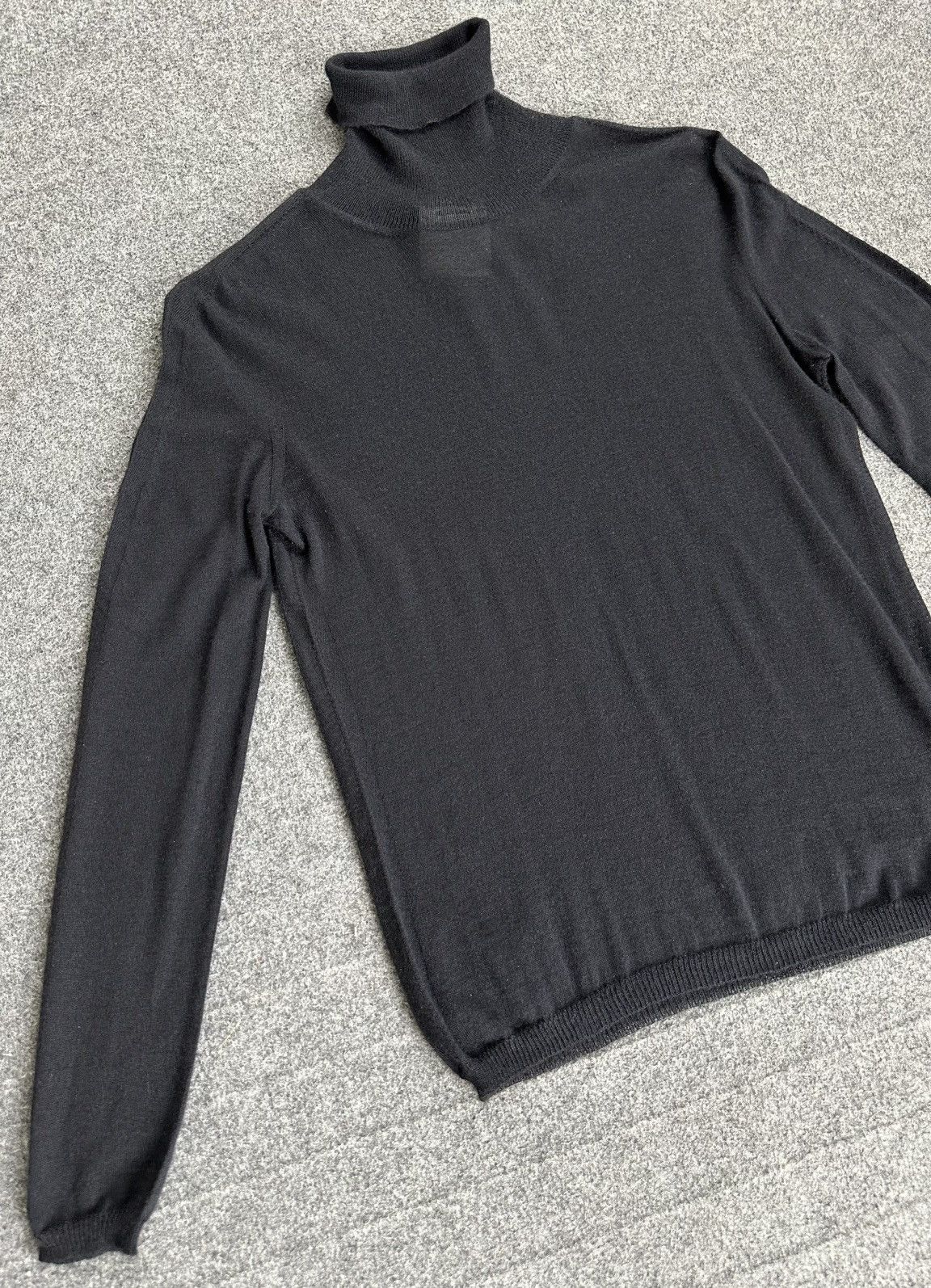 Jil Sander Jil Sander - 2000’s Cashmere Turtle Neck Sweater - Black Size XS / US 0-2 / IT 36-38 - 3 Thumbnail