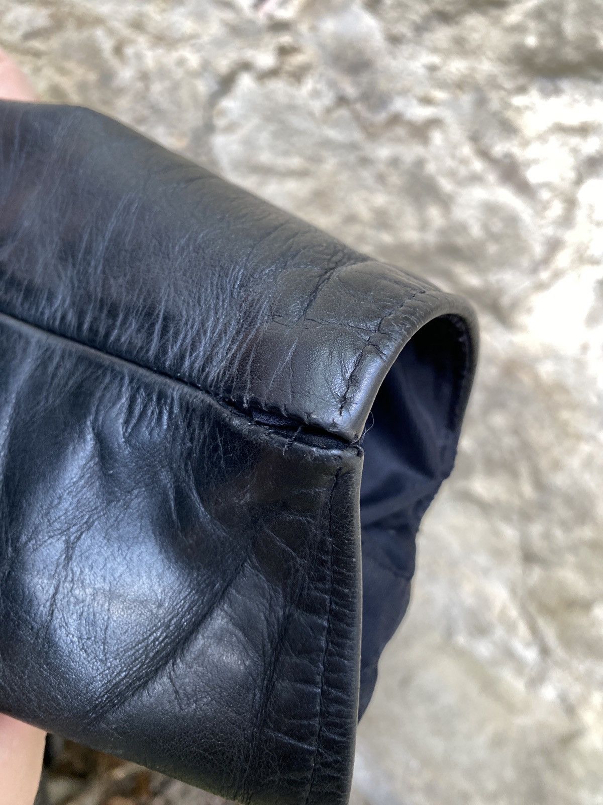 Vintage Vintage 80s Rivetts London Leather Biker Jacket Cafe Racer Size US L / EU 52-54 / 3 - 15 Thumbnail