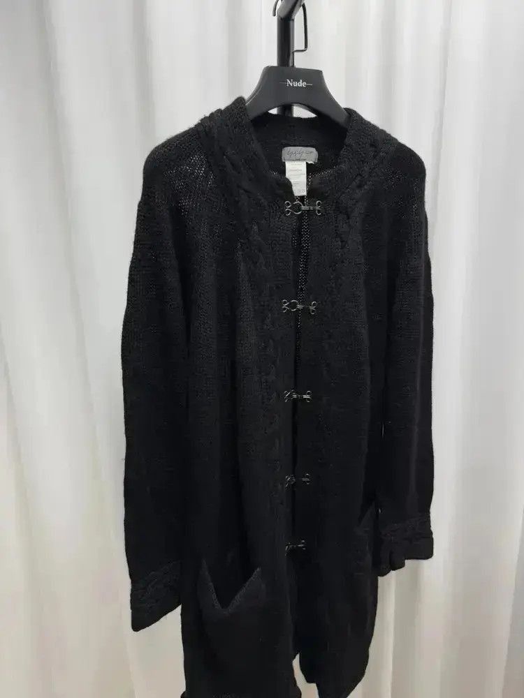 Yohji Yamamoto Yohji Yamamoto Pour Homme Knitwear Coat-2507 Size US M / EU 48-50 / 2 - 7 Thumbnail