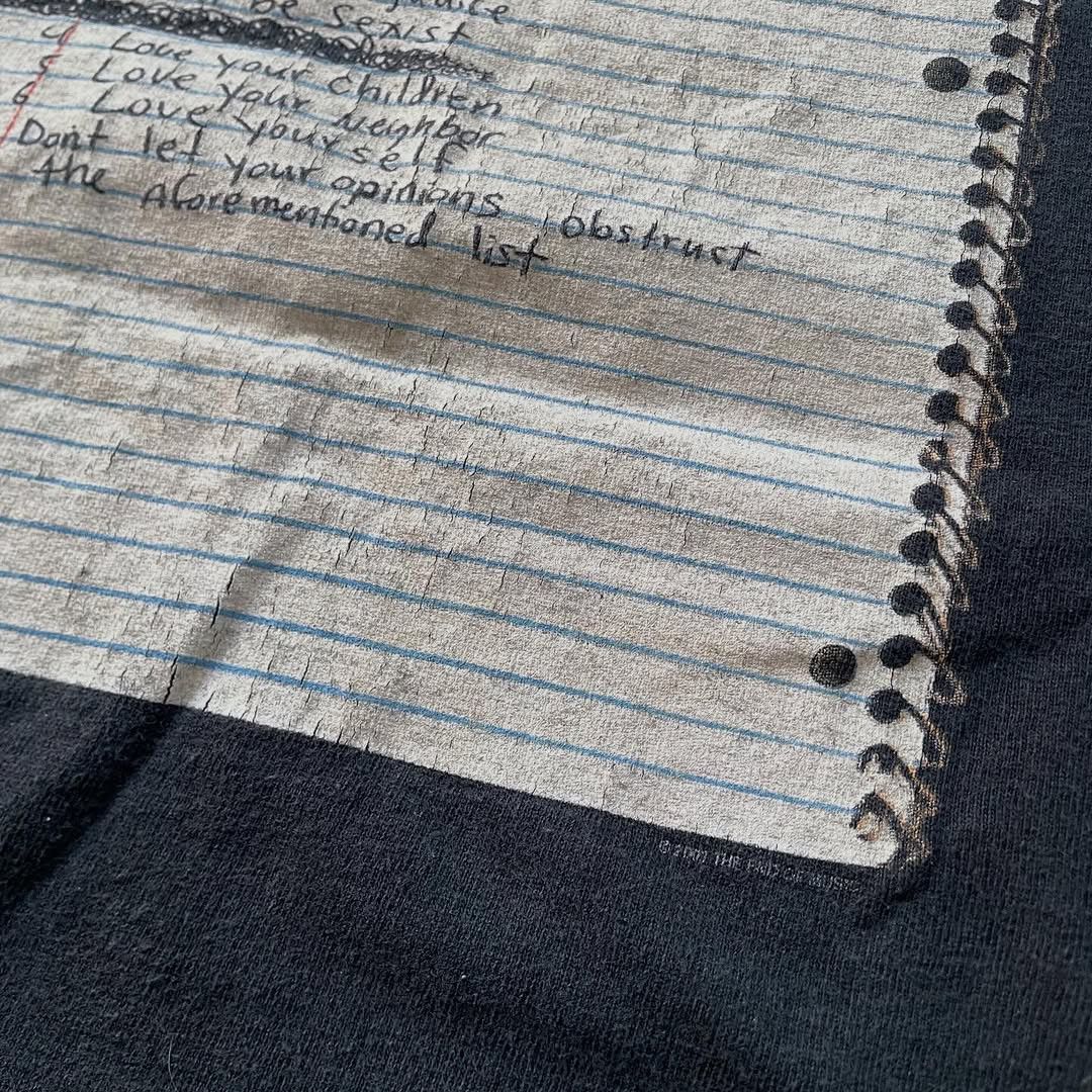 Band Tees Vintage 2003 Kurt Cobain End of Music Shirt Black Notebook Size US S / EU 44-46 / 1 - 3 Thumbnail