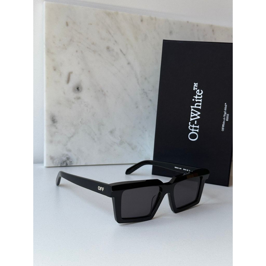 Off-White NEW Off White Windsor Black Square Unisex Sunglasses Size ONE SIZE - 2 Thumbnail