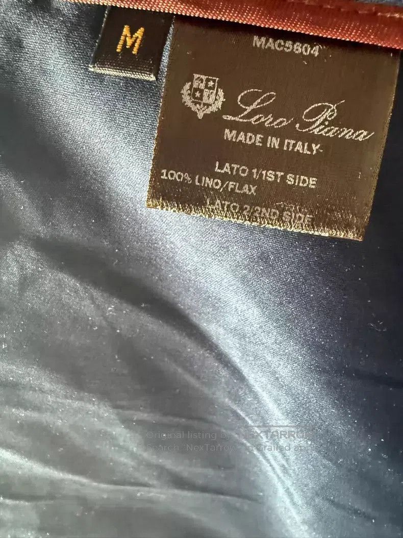 Loro Piana Loro Piana Men's Linen Jacket 100% Linen Size US M / EU 48-50 / 2 - 6 Thumbnail