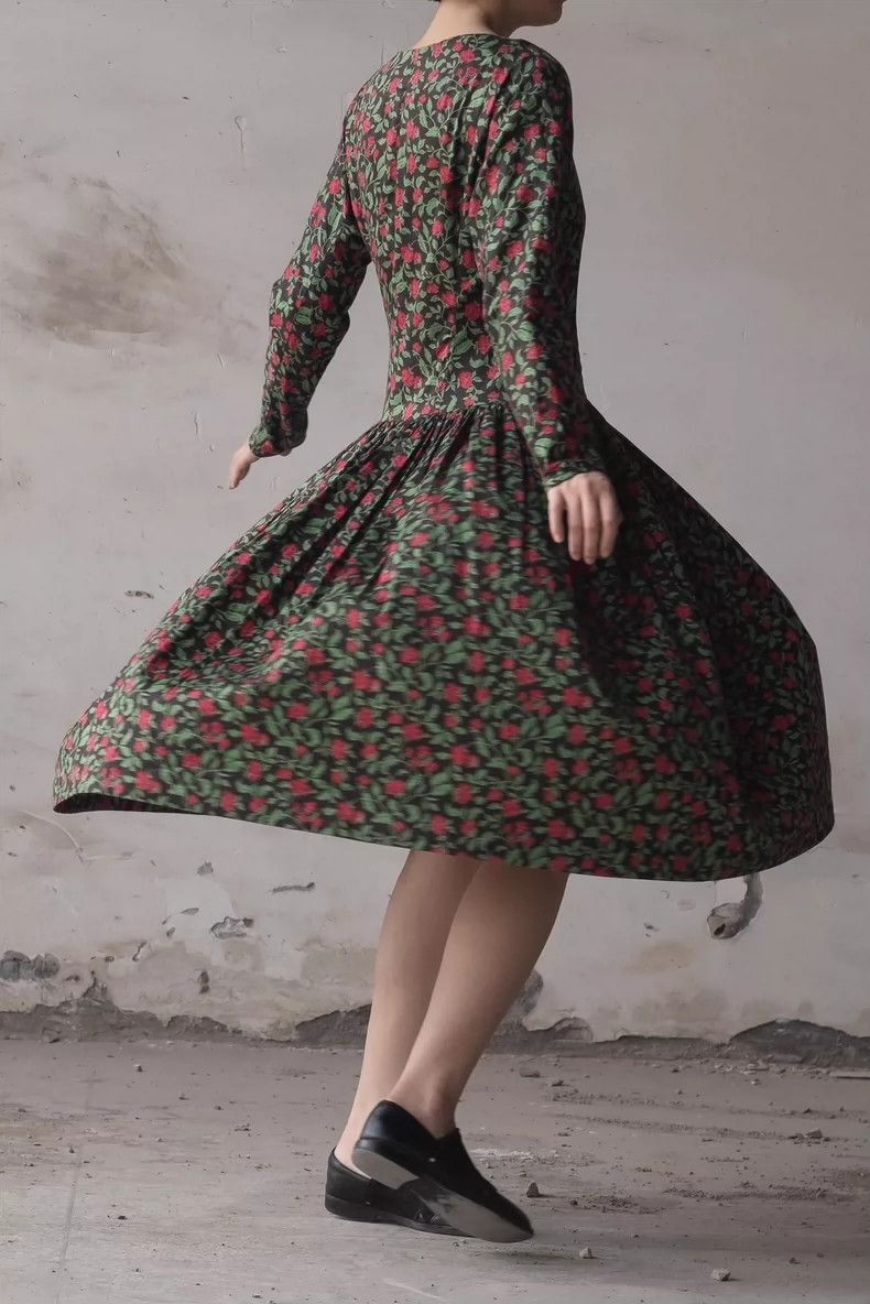 Kenzo KENZO Vintage floral dress Size XS / US 0-2 / IT 36-38 - 3 Thumbnail