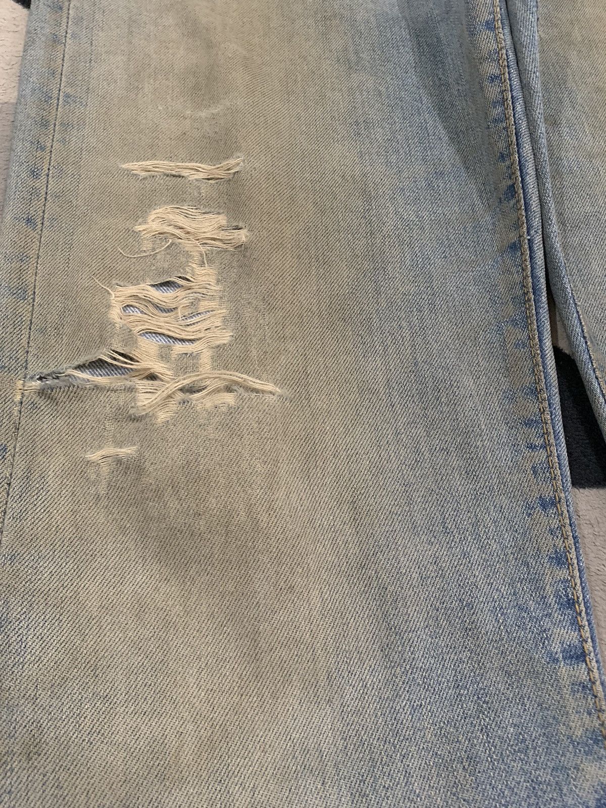 Edwin Vintage Y2K Edwin Dirt Mud Washed Loose Fit Distressed Jeans Size US 33 - 7 Thumbnail