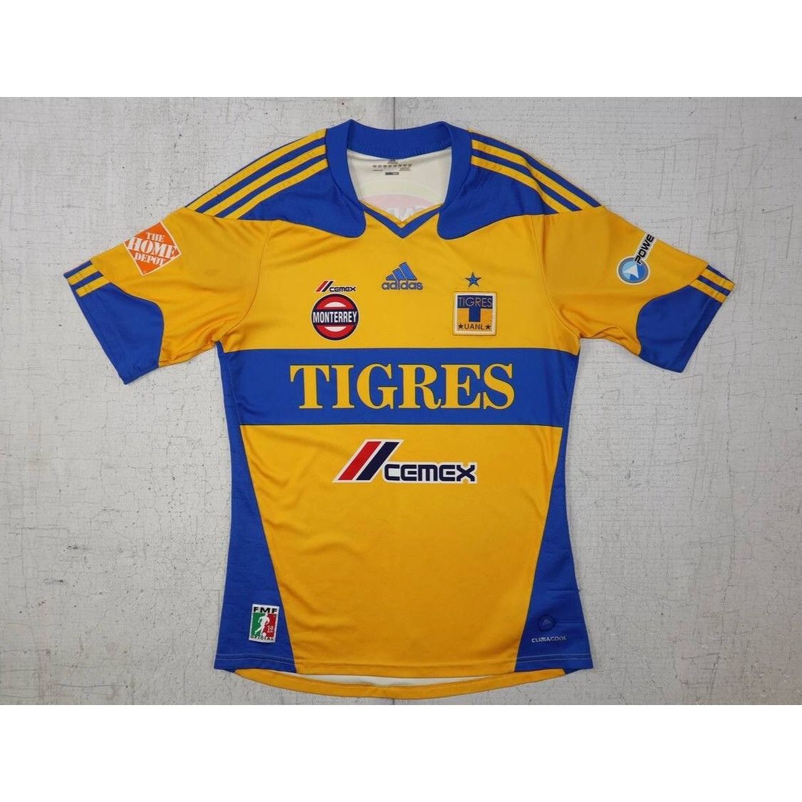 Adidas 2012/13 Adidas Tigres UANL FMF Soccer Jersey - Size S Yellow Size US S / EU 44-46 / 1 - 1 Thumbnail