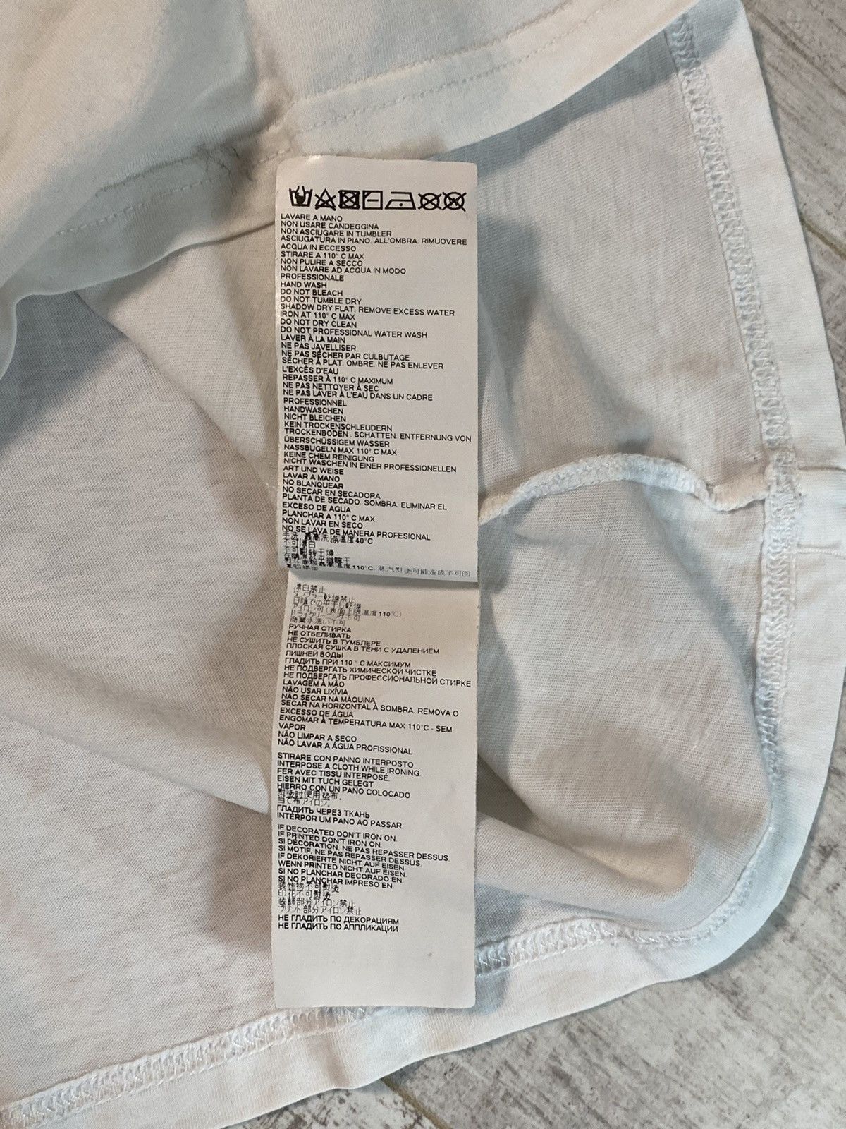 Vivienne Westwood 👀VIVIENNE WESTWOOD LOGO T-SHIRT WHITE Size US M / EU 48-50 / 2 - 8 Thumbnail