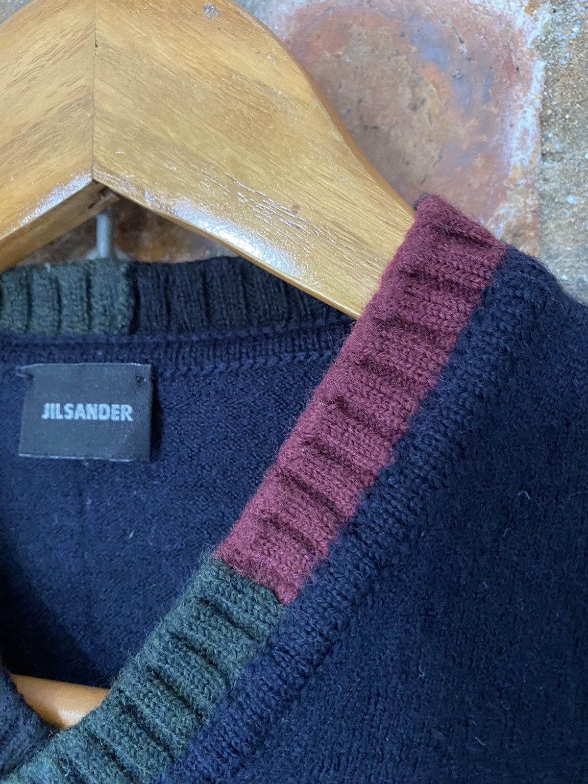 Jil Sander 1990s Jil Sander wool neck multicolor Size US XS / EU 42 / 0 - 5 Thumbnail