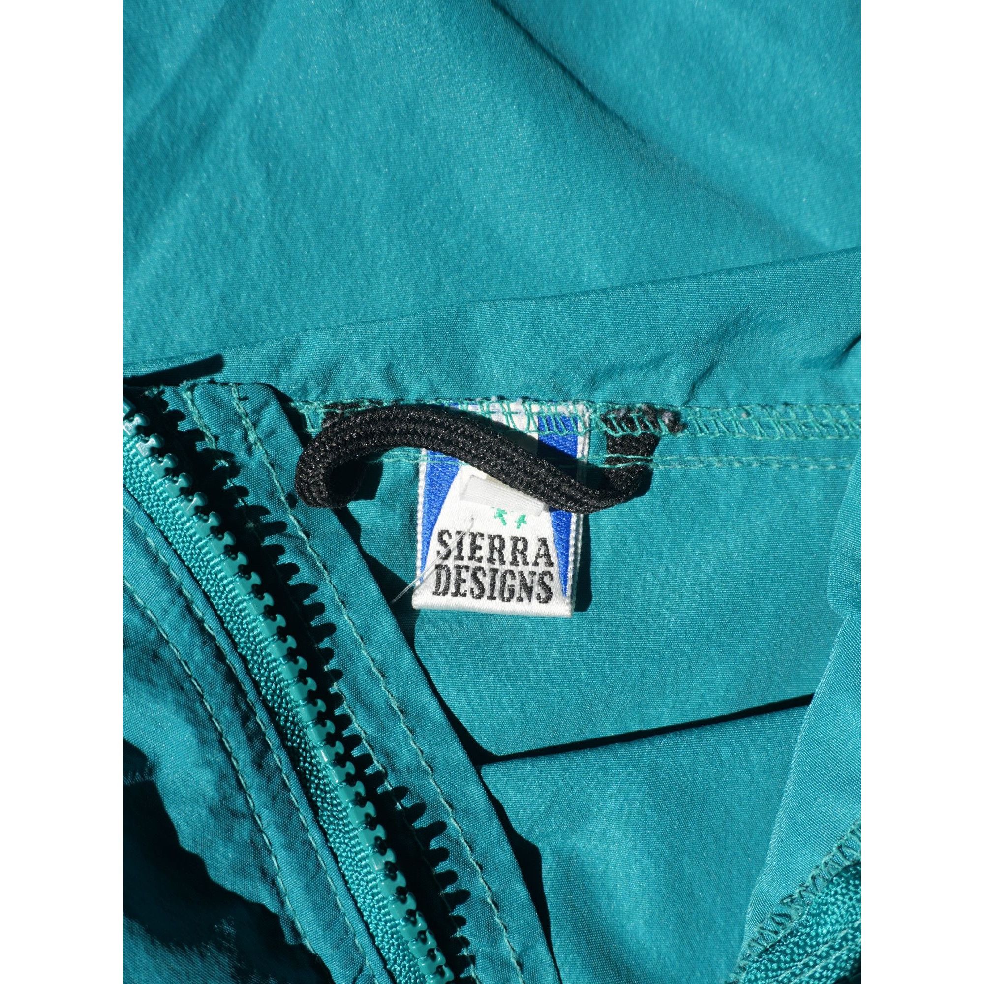 Sierra Designs Vintage 90s Sierra Designs Turquoise & Navy Quarter Zip Pull Size US M / EU 48-50 / 2 - 3 Thumbnail