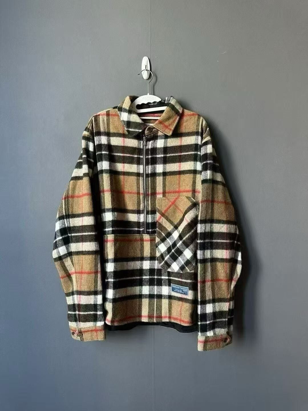 WE11DONE we11done Checkered Half-Zip Jacket Size US M / EU 48-50 / 2 - 1 Thumbnail