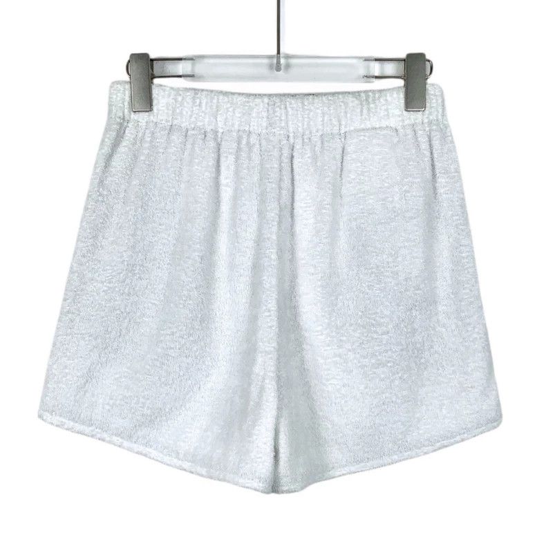 Prada PradaWhite triangle cotton casual towel shorts 2503-Nextarr Size US 40 / EU 56 - 2 Thumbnail