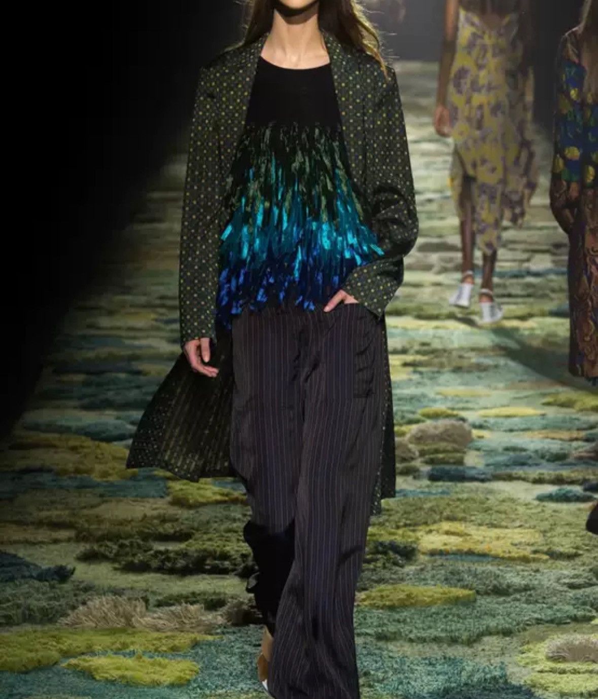Dries Van Noten Dries van noten Ribbon sweater 2412-Nextarrow Size US XS / EU 42 / 0 - 8 Thumbnail