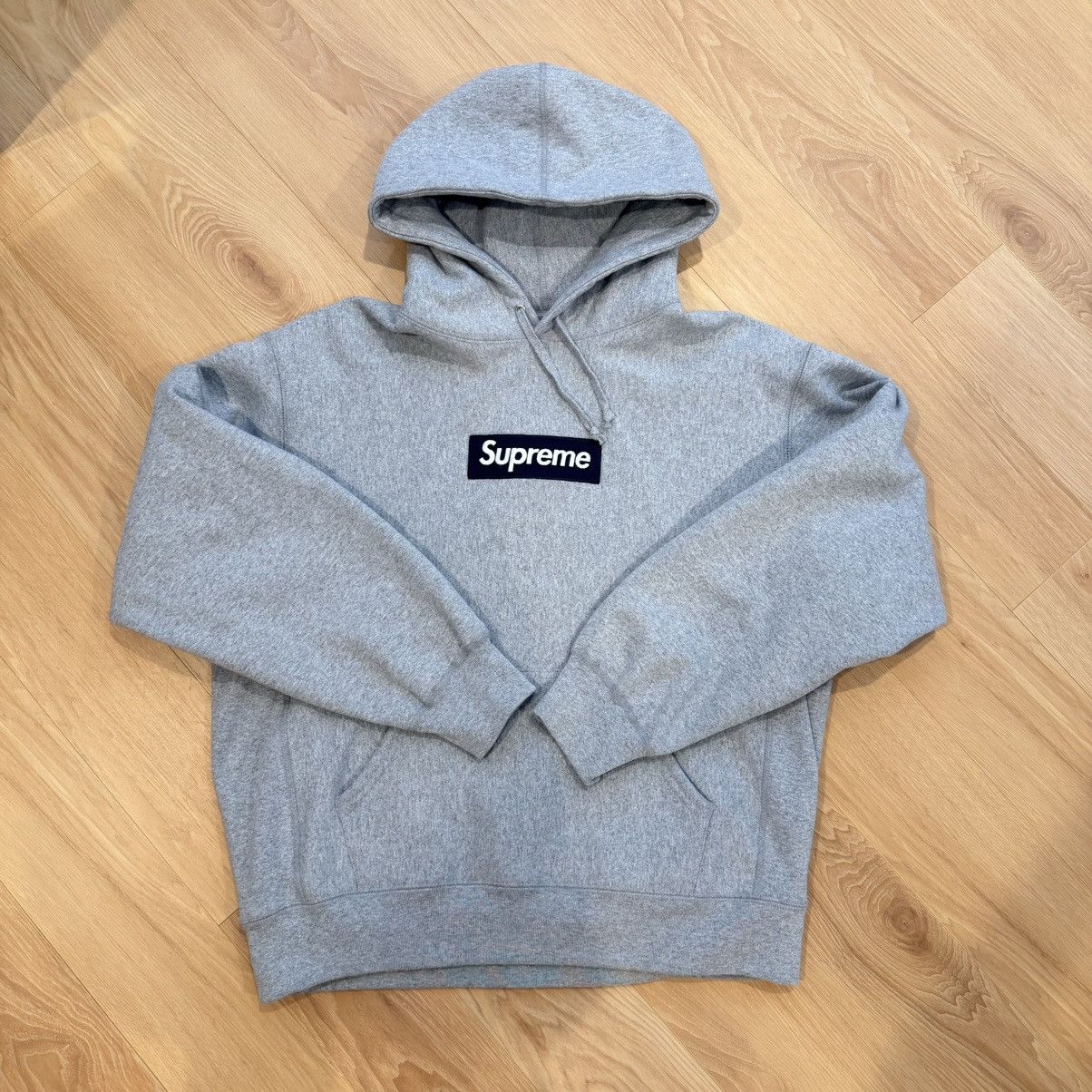 Supreme Supreme Box Logo Hooded Sweatshirt FW17 Orange/Heather