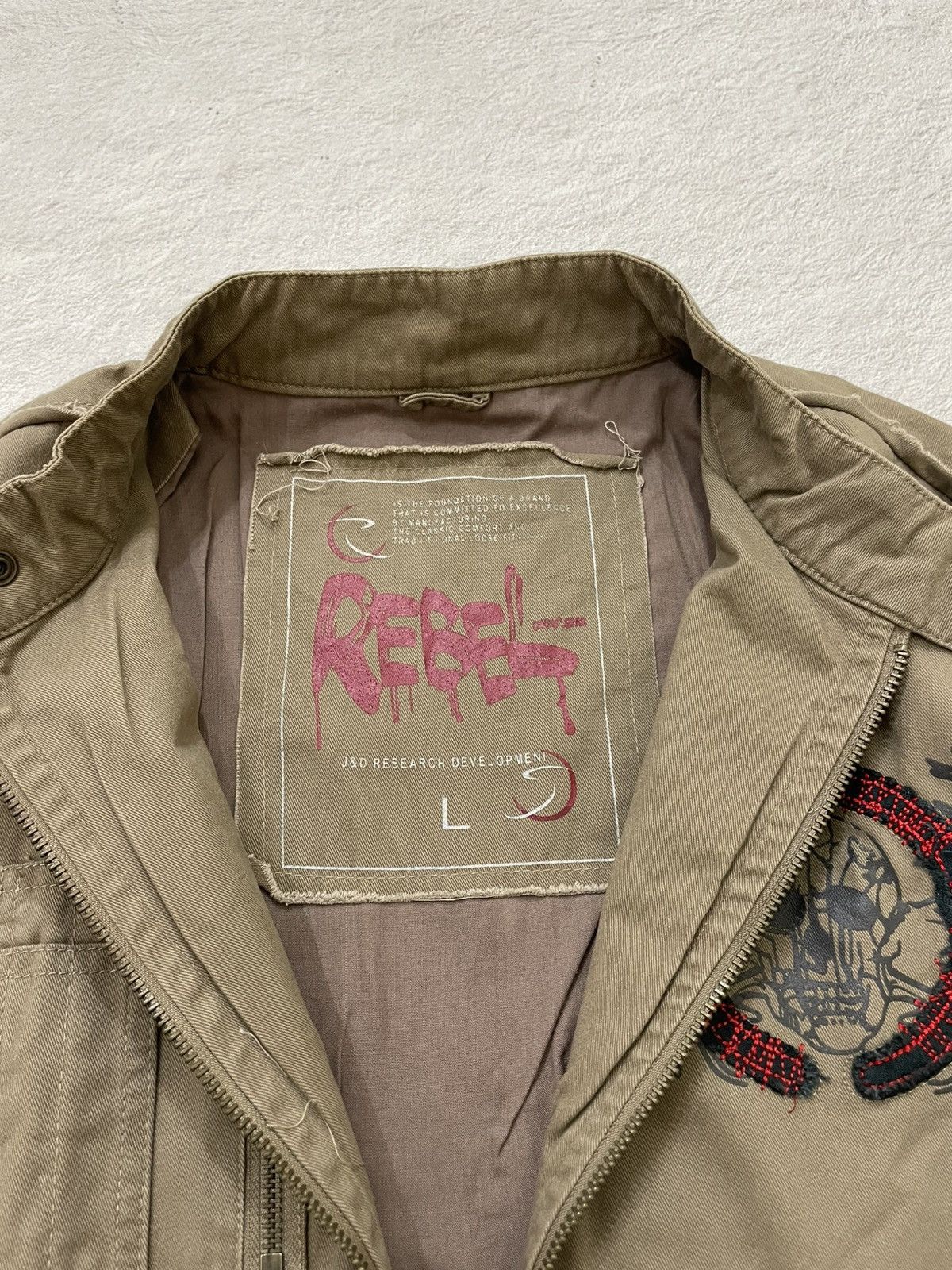 Japanese Brand 2000s Japan Archived Utility Jacket Patch Skull Kapital Y2K Size US L / EU 52-54 / 3 - 6 Thumbnail