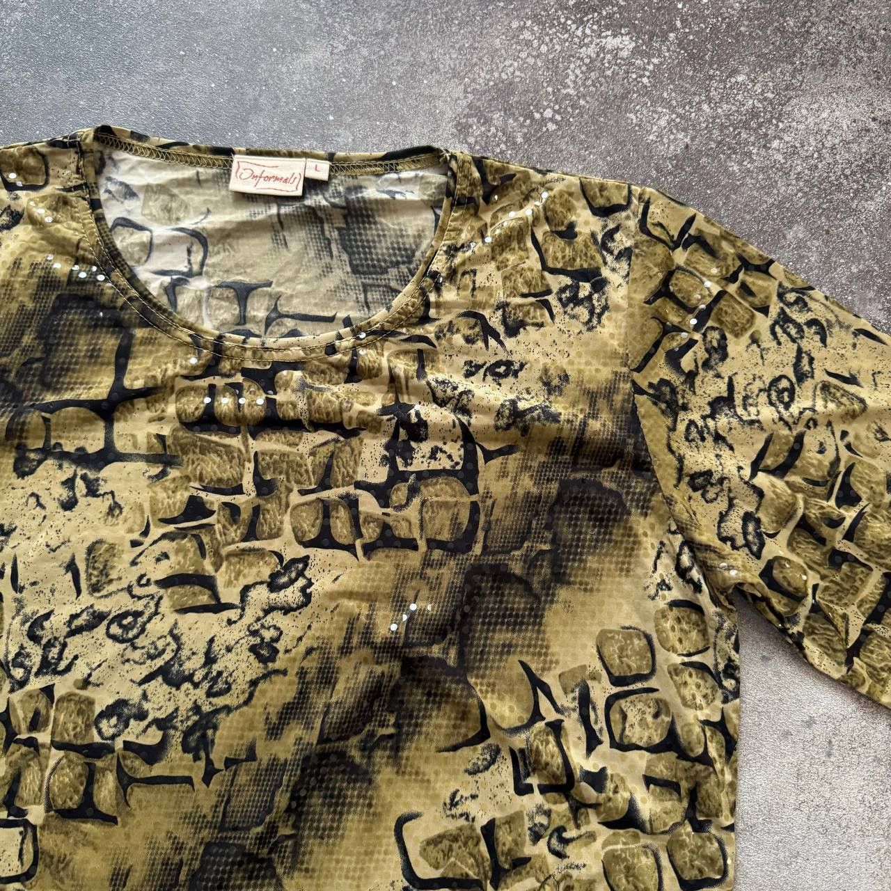 Hysteric Glamour × Japanese Brand × Le Grande Bleu (L.G.B.) Japanese Style Vintage Snake Long Sleeve Top Size L / US 10 / IT 46 - 4 Thumbnail