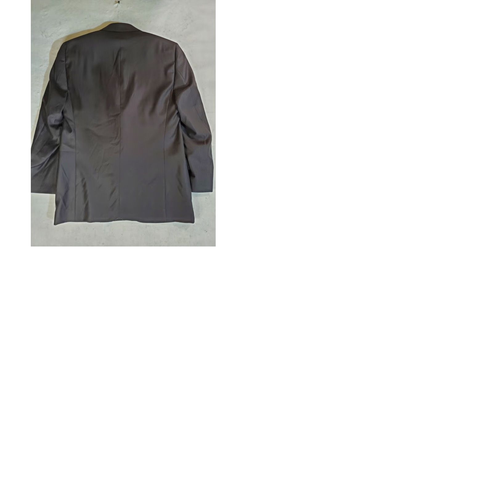 Alife VINTAGE Zanetti Zen Life Suit Mens Size 50R Regular 2 Piece Wool Black Notch Lapel 2-Button Genova Model 80s 90s Size 50R - 9 Thumbnail