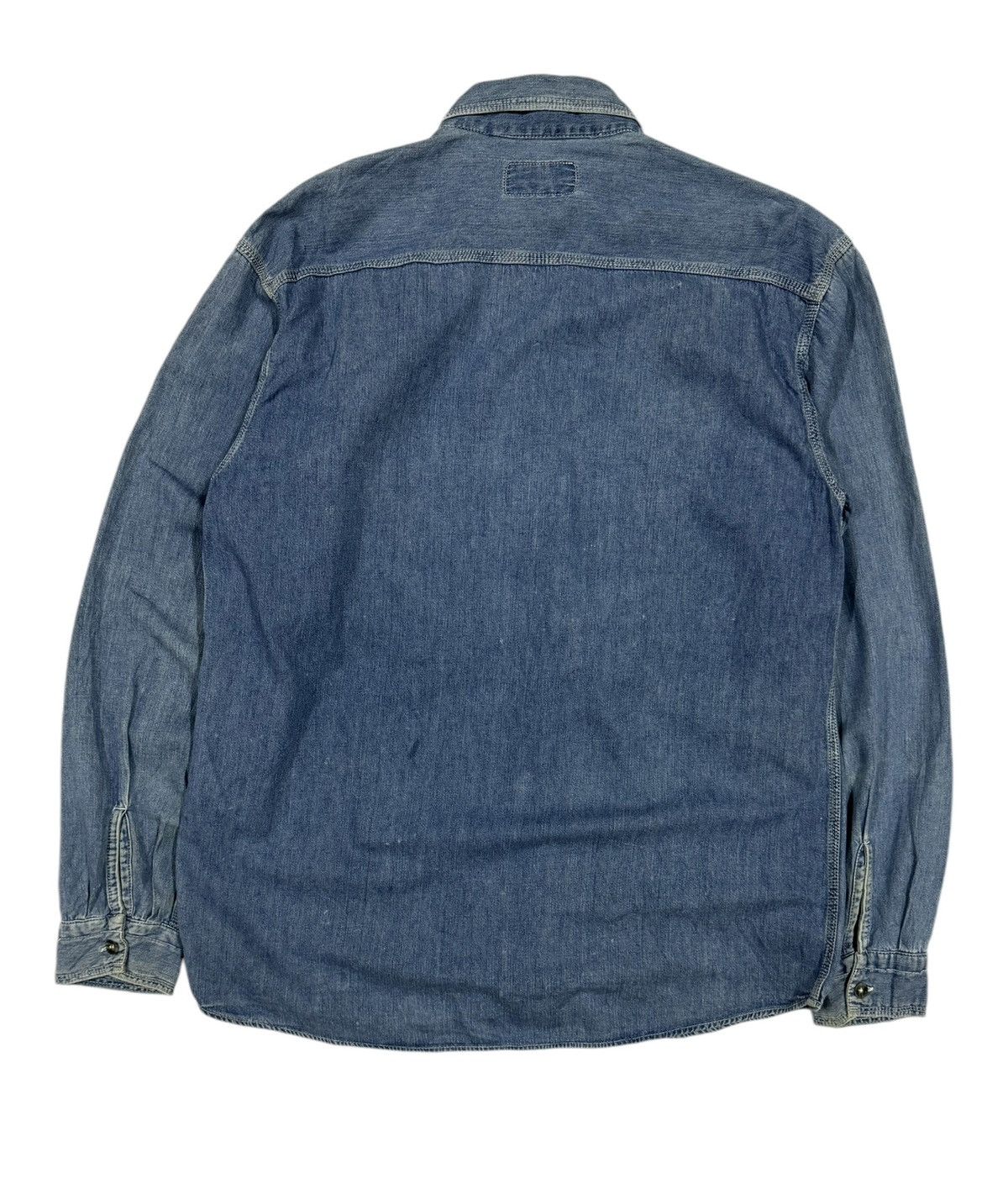 Replay × Vintage Vtg🔥90’s Replay Base Denim Shirt Made In Italy Size US M / EU 48-50 / 2 - 2 Thumbnail