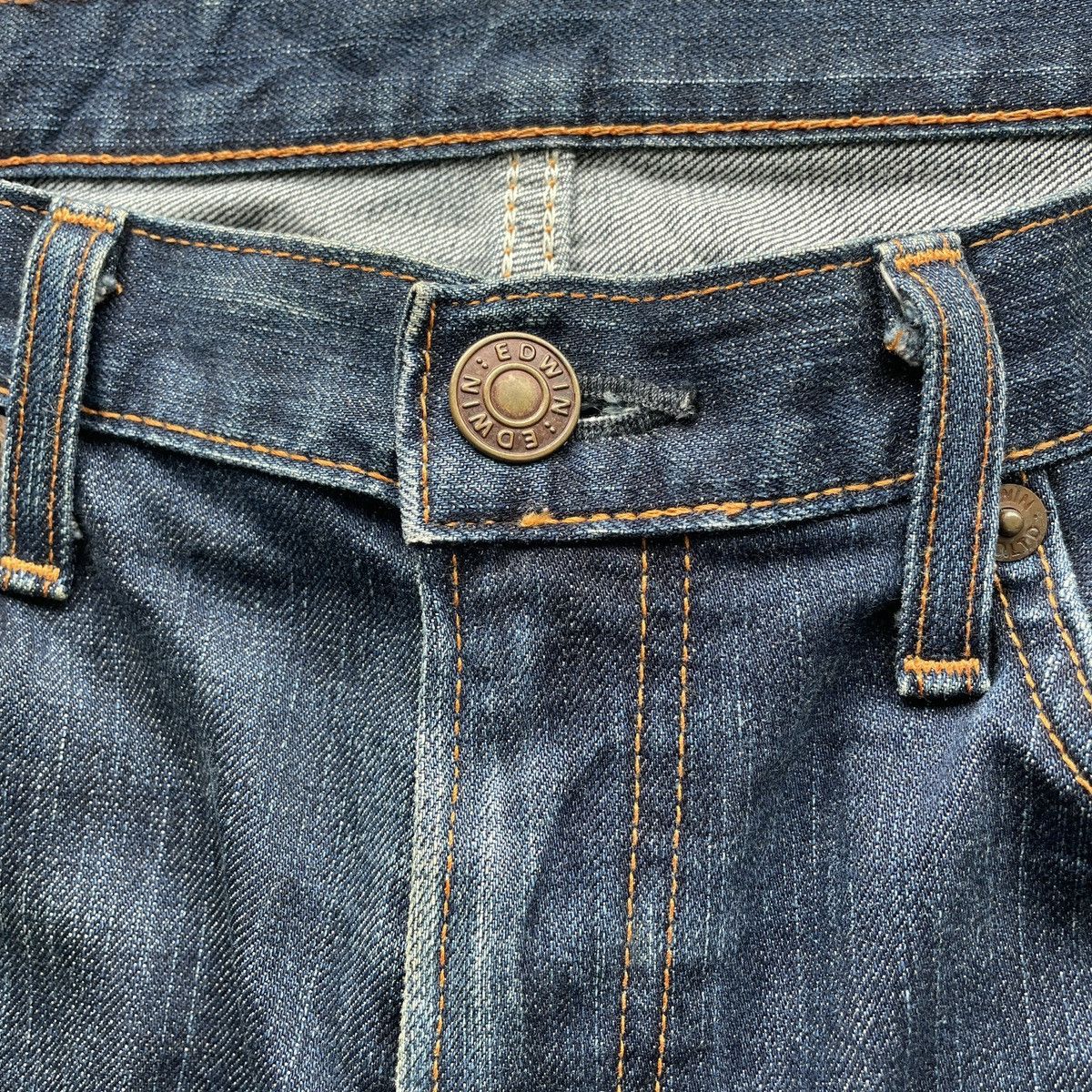 Edwin Vintage Edwin 503 Made In Japan Dark Blue Jeans Denim Pants Size US 32 / EU 48 - 6 Thumbnail