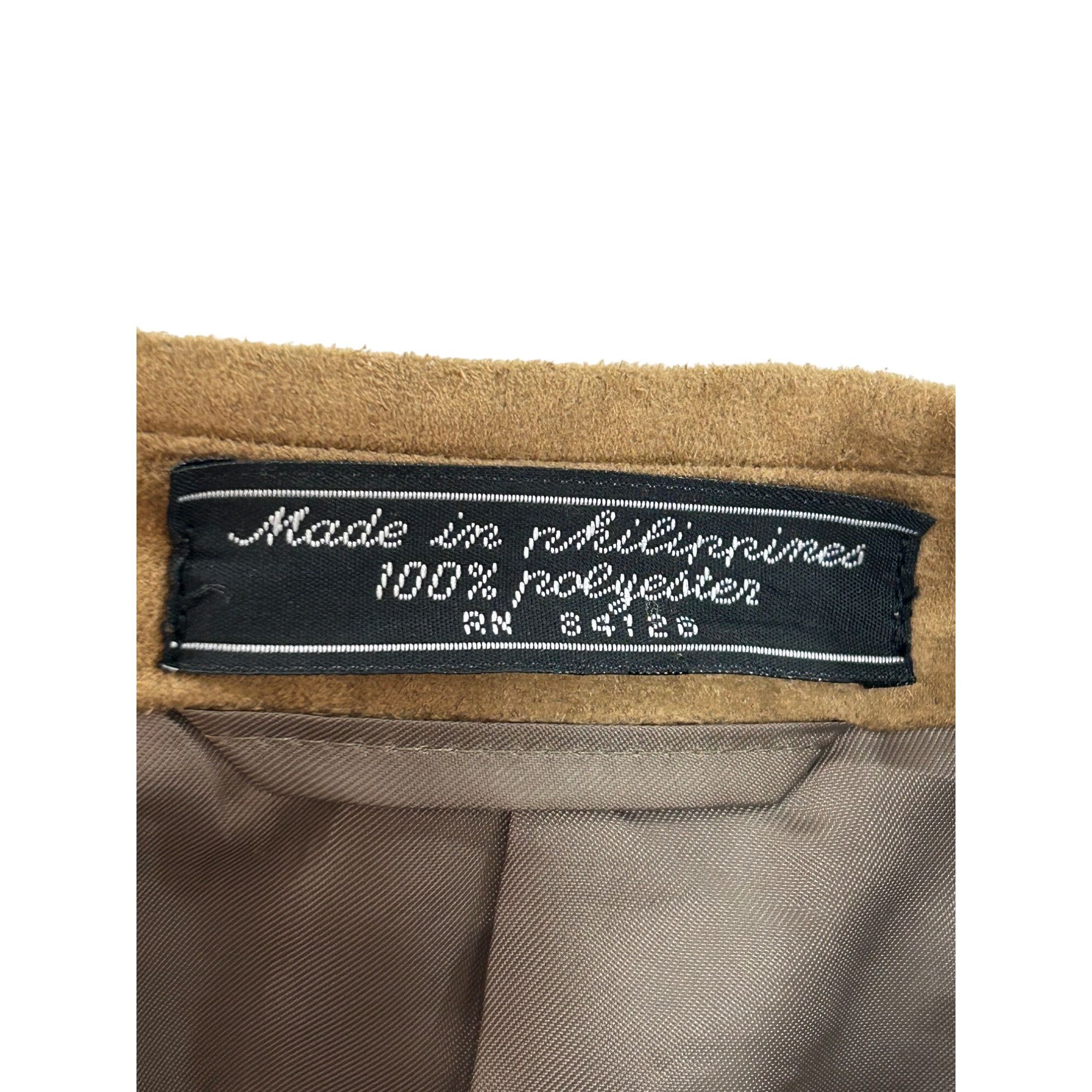 Other Jeffrey Banks Men’s Blazer Brown 42 R Vintage Polyester Sued Size US L / EU 52-54 / 3 - 7 Thumbnail
