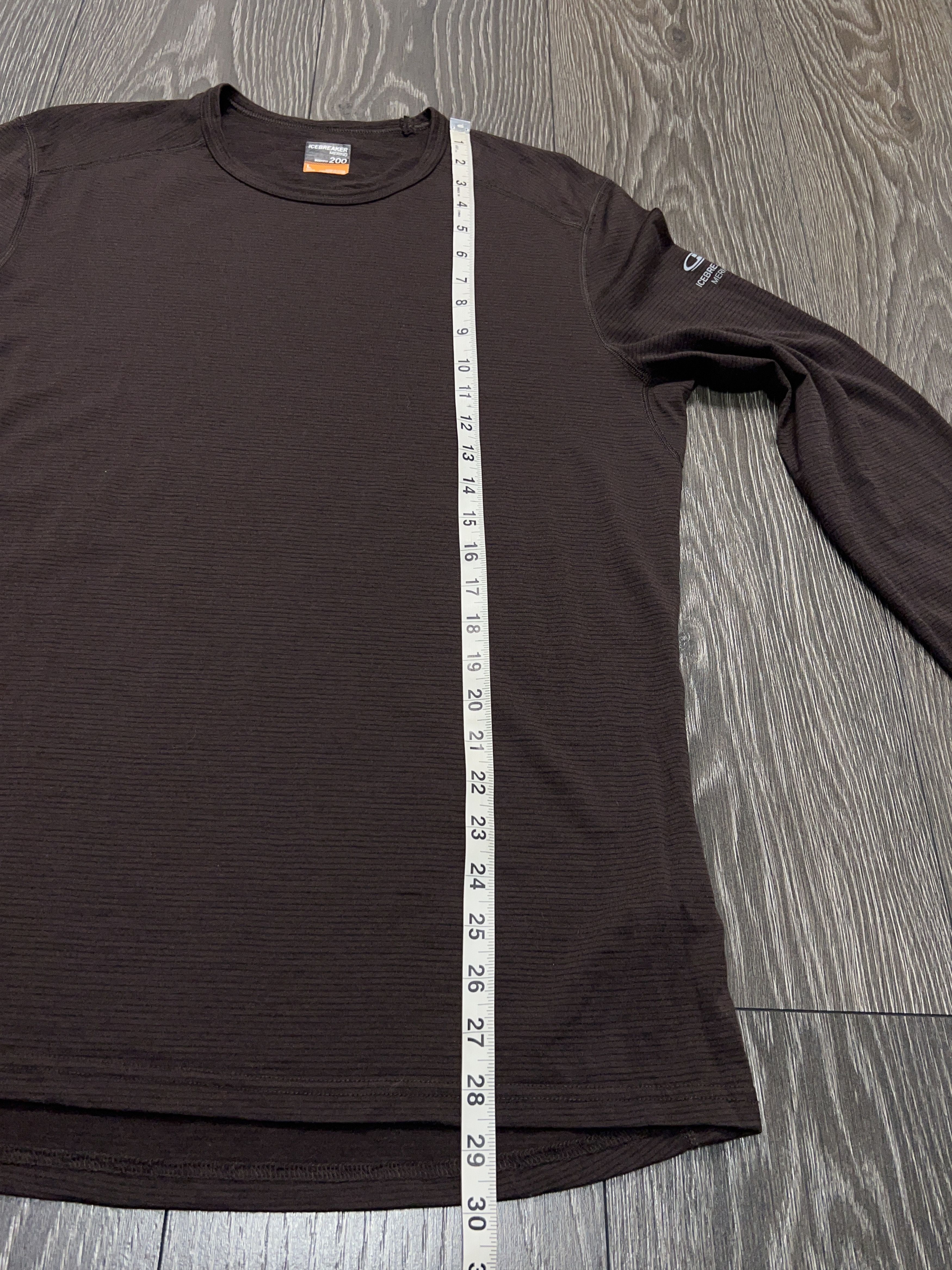 Icebreaker Mens 200 Merino Wool Long Sleeve Base Layer Shirt Sweater Size US L / EU 52-54 / 3 - 6 Thumbnail