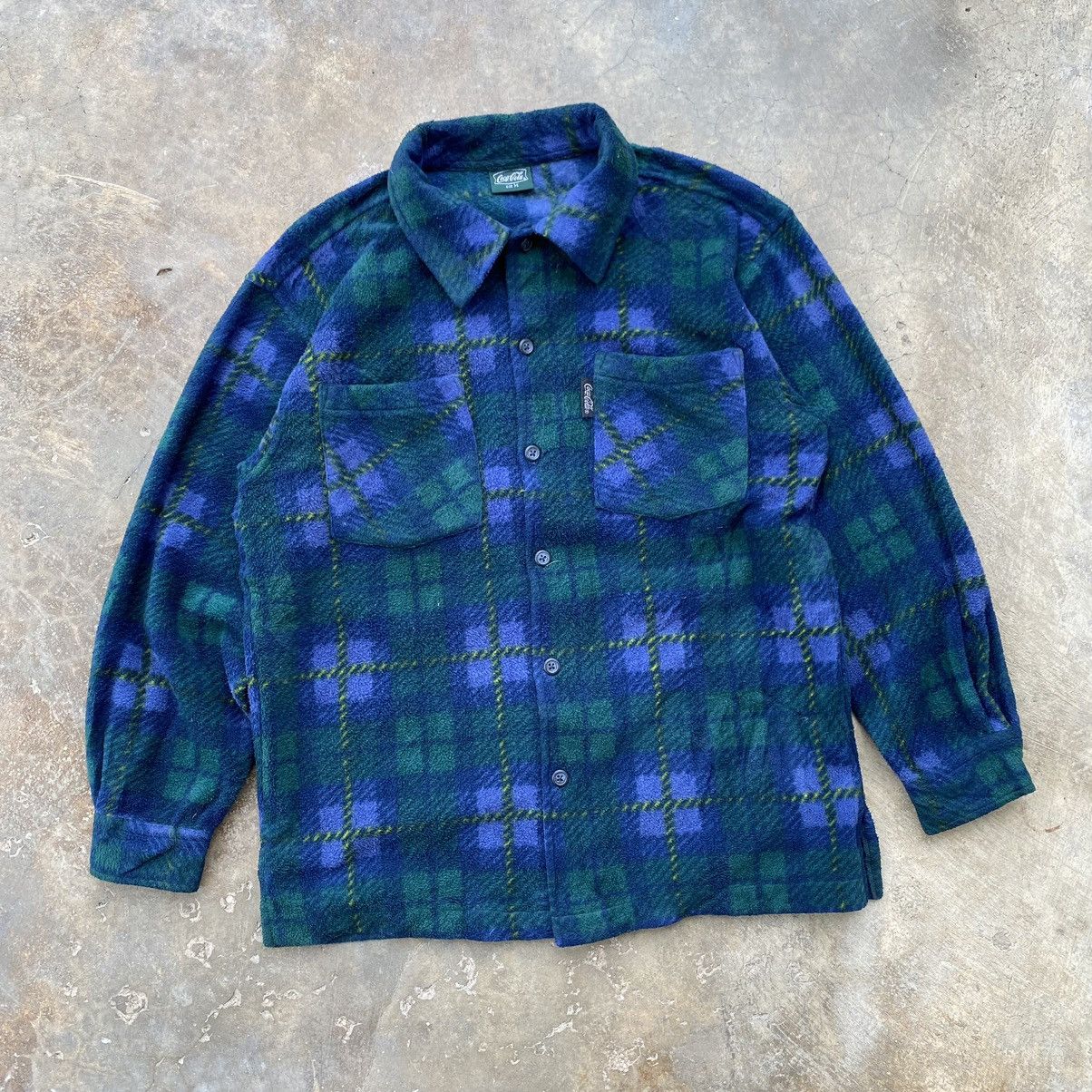 Coca Cola × Vintage Coca Cola Shirt Button Fleece Size US M / EU 48-50 / 2 - 1 Thumbnail