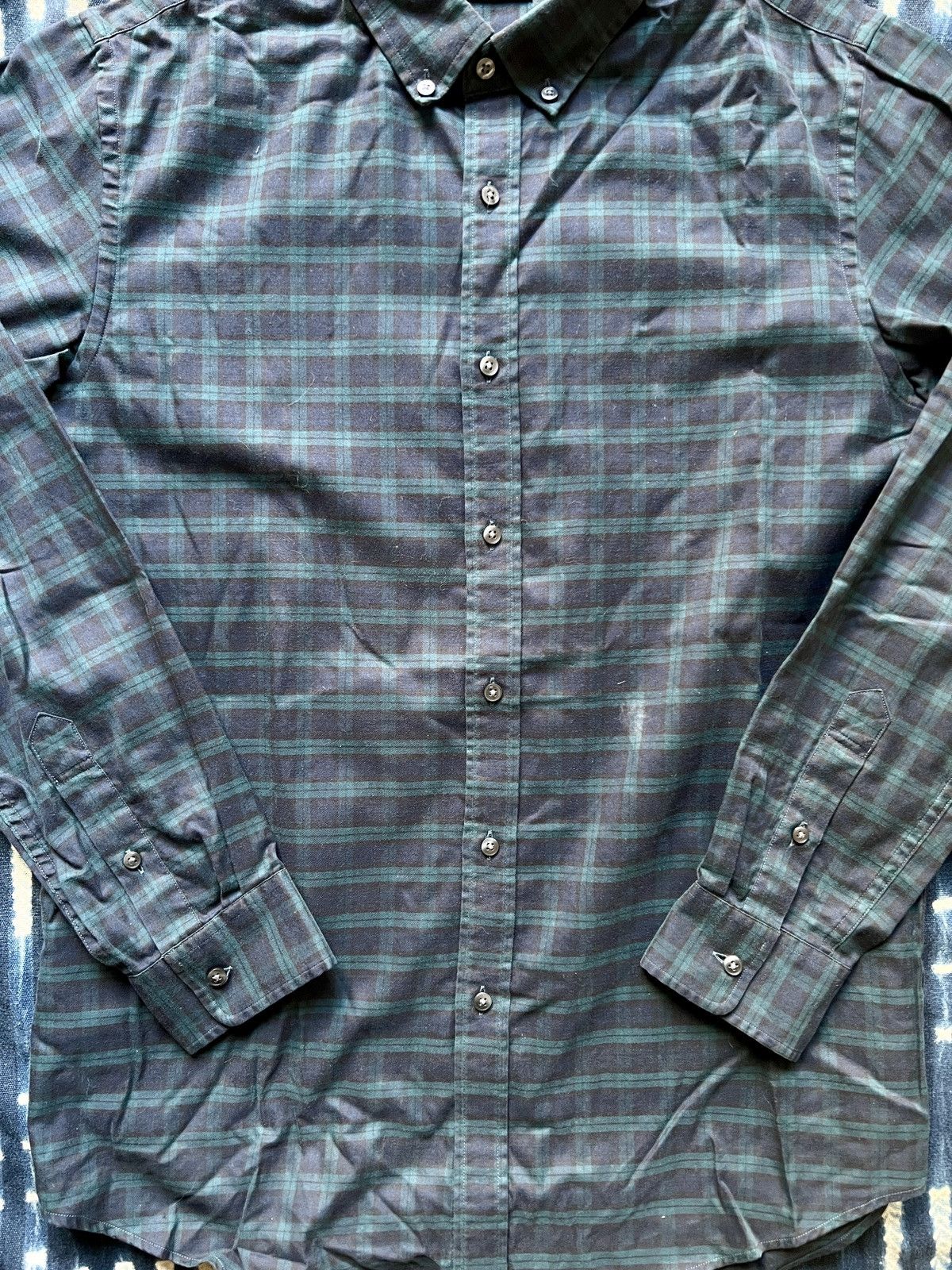 Jil Sander Jil Sander +J Tatan Check Button Down Shirt FW09 Size US L / EU 52-54 / 3 - 4 Thumbnail