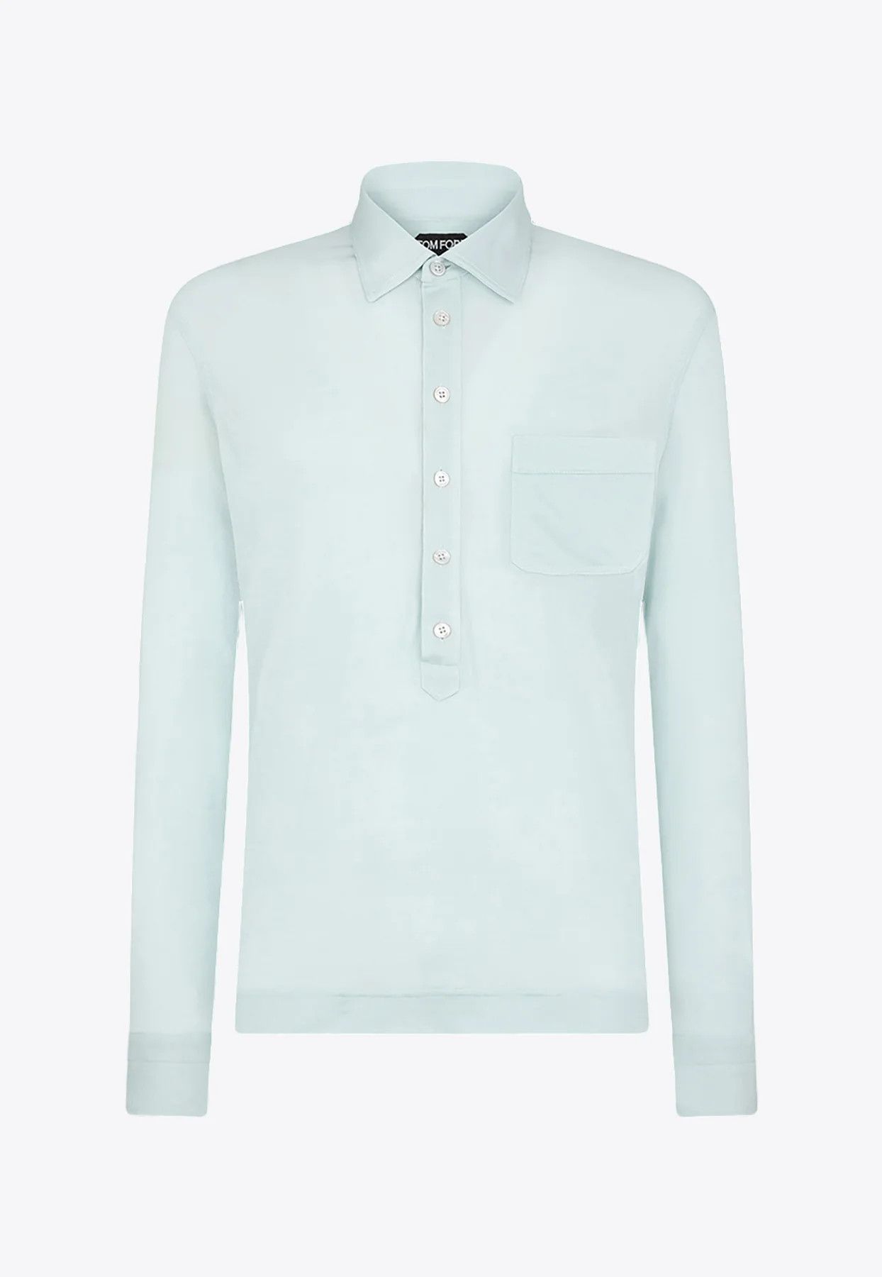 Tom Ford o1w1db10125 JPL010 Polo Shirt in Light Blue Size US XXL / EU 58 / 5 - 1 Preview