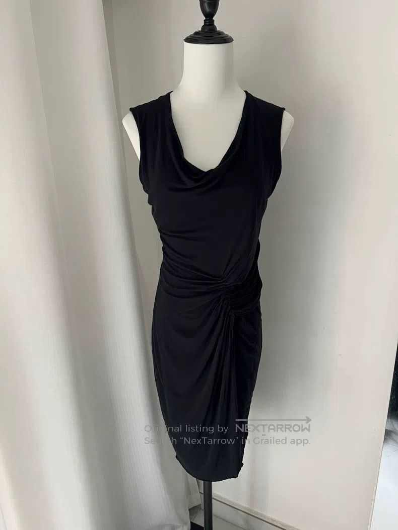Helmut Lang Helmut Lang size P Elastic pleated bodycon dress Size XXS / US 00 / IT 34 - 8 Thumbnail