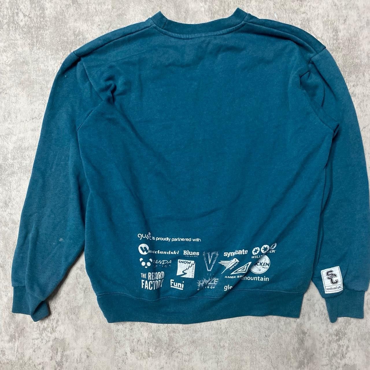 Other Blue vintage 90s graphic crewneck sweatshirt Size US M / EU 48-50 / 2 - 4 Thumbnail