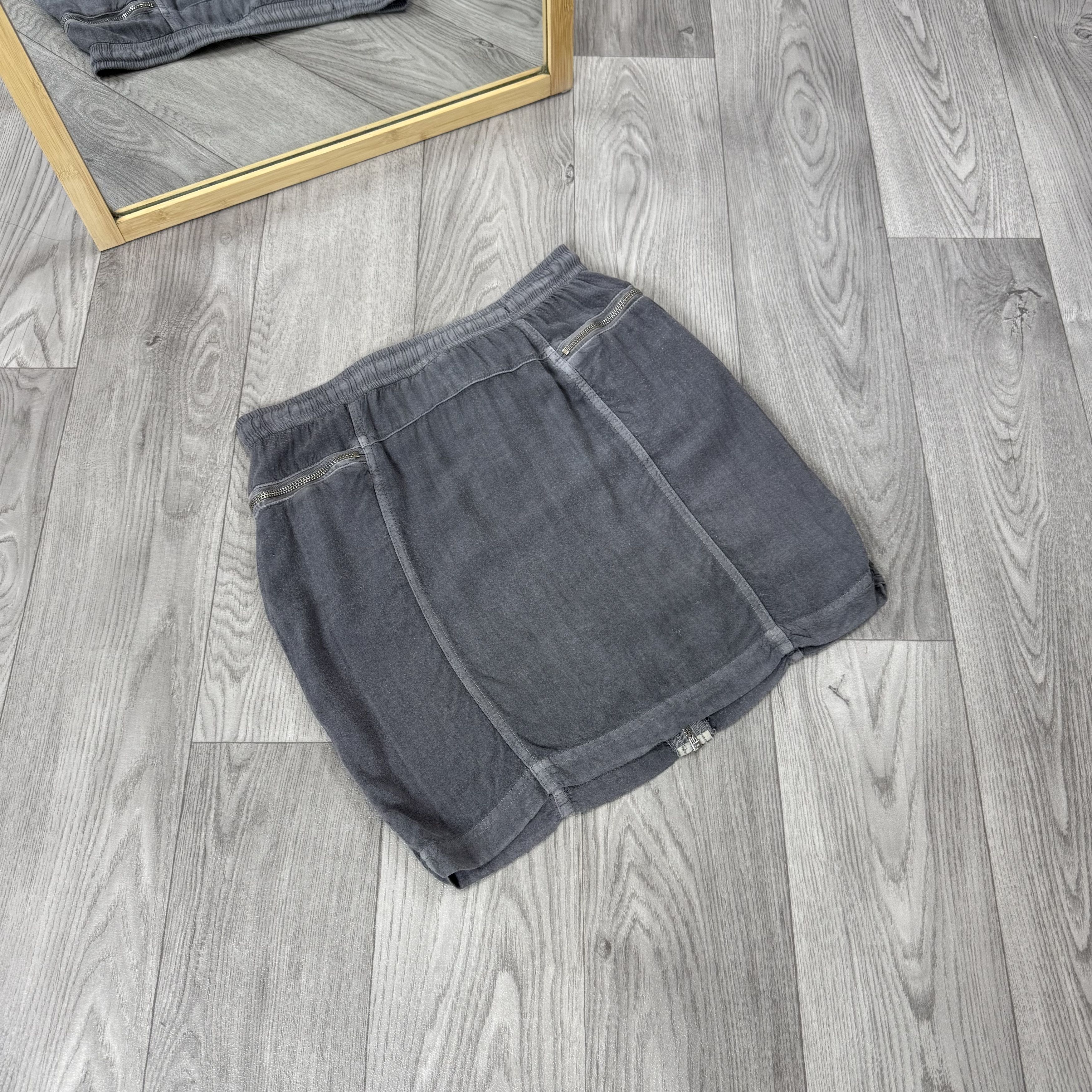 Vintage Vintage Grunge Avantgarde Y2K Grey Mini Skirt Size 26" / US 2 / IT 38 - 5 Thumbnail