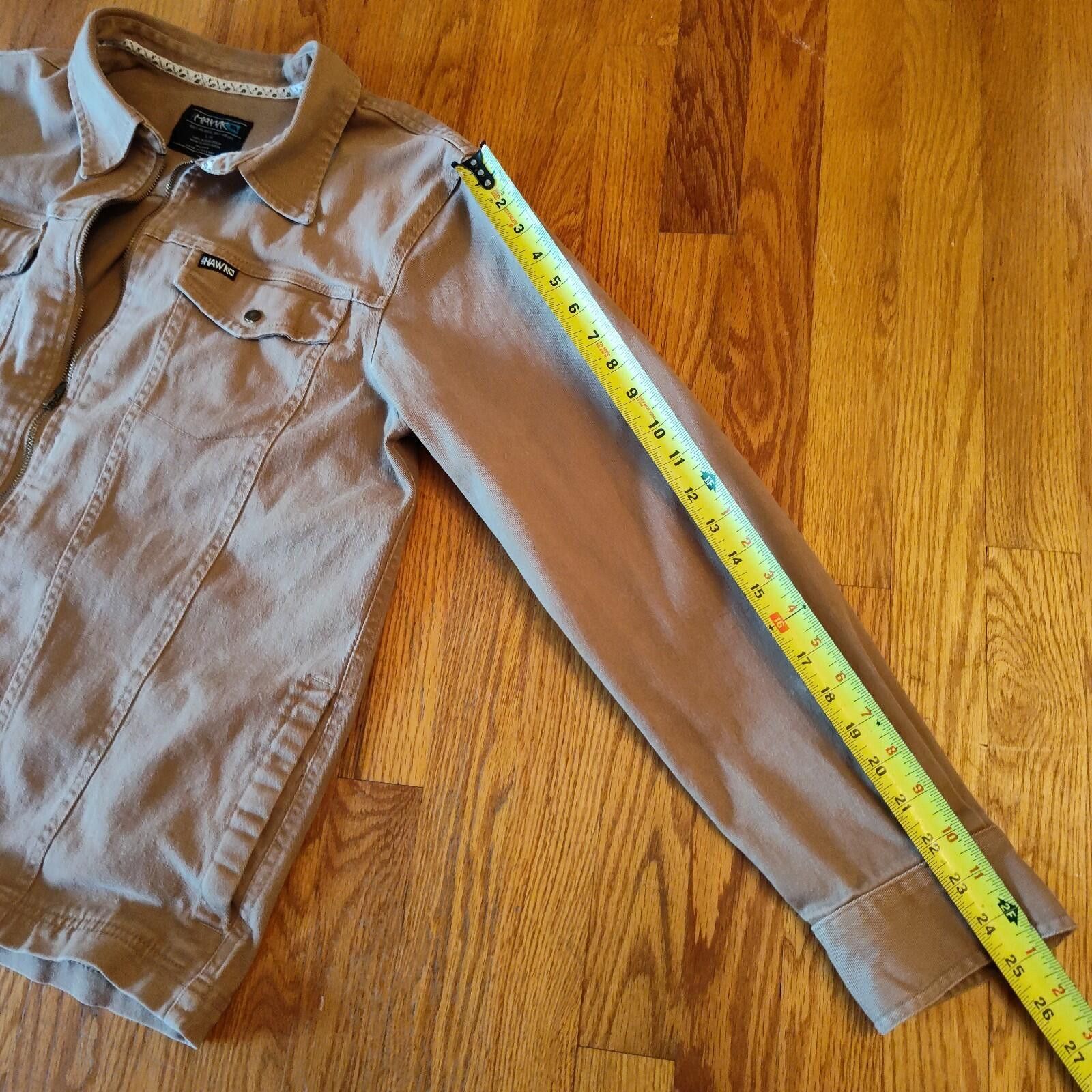 Tony Hawk Tony Hawk Twill Khaki Trucker Jacket Full Zip Men's Size L Size US L / EU 52-54 / 3 - 11 Thumbnail