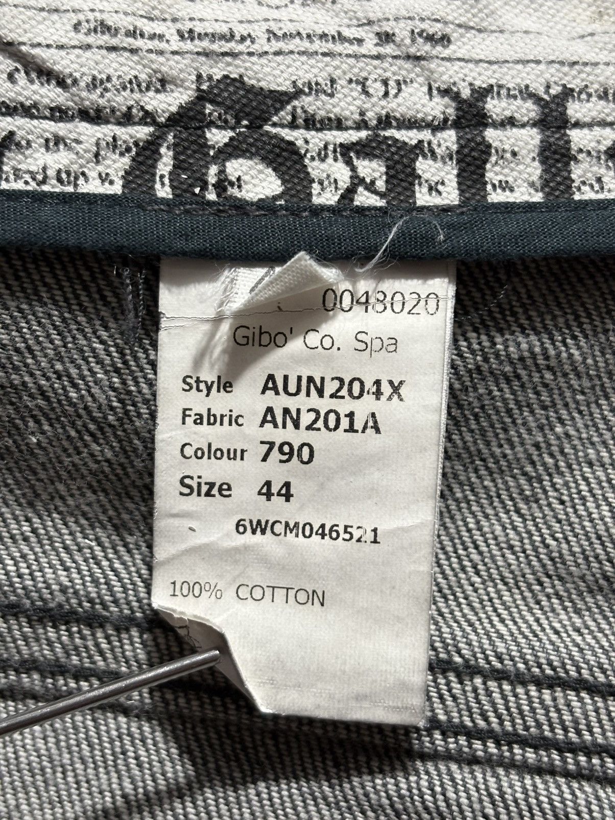 John Galliano JOHN GALLIANO DUST WAXED DENIM JEANS Size US 28 / EU 44 - 10 Thumbnail