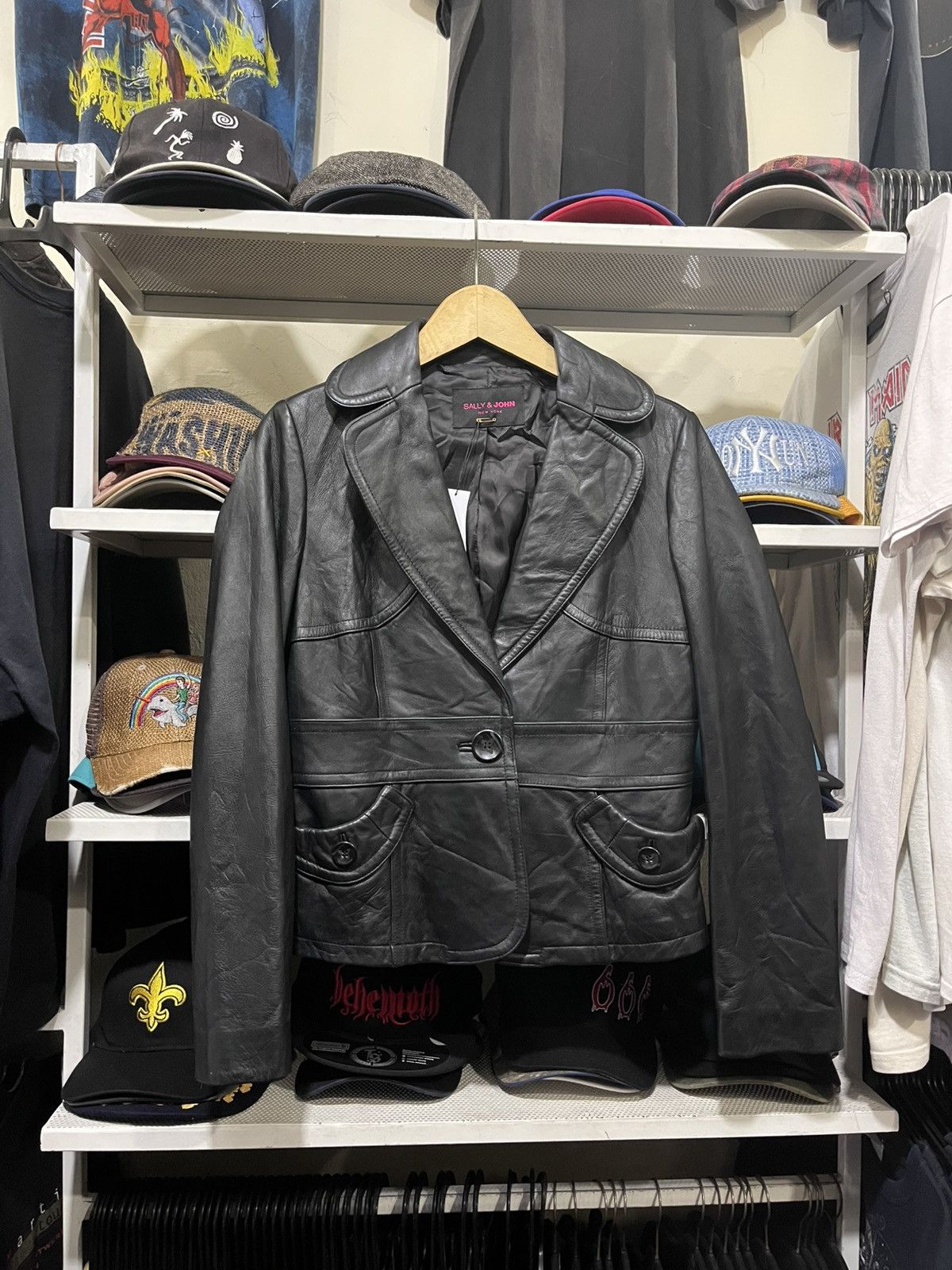 Genuine Leather Saly & John New York Leather Jacket Size M / US 6-8 / IT 42-44 - 1 Thumbnail