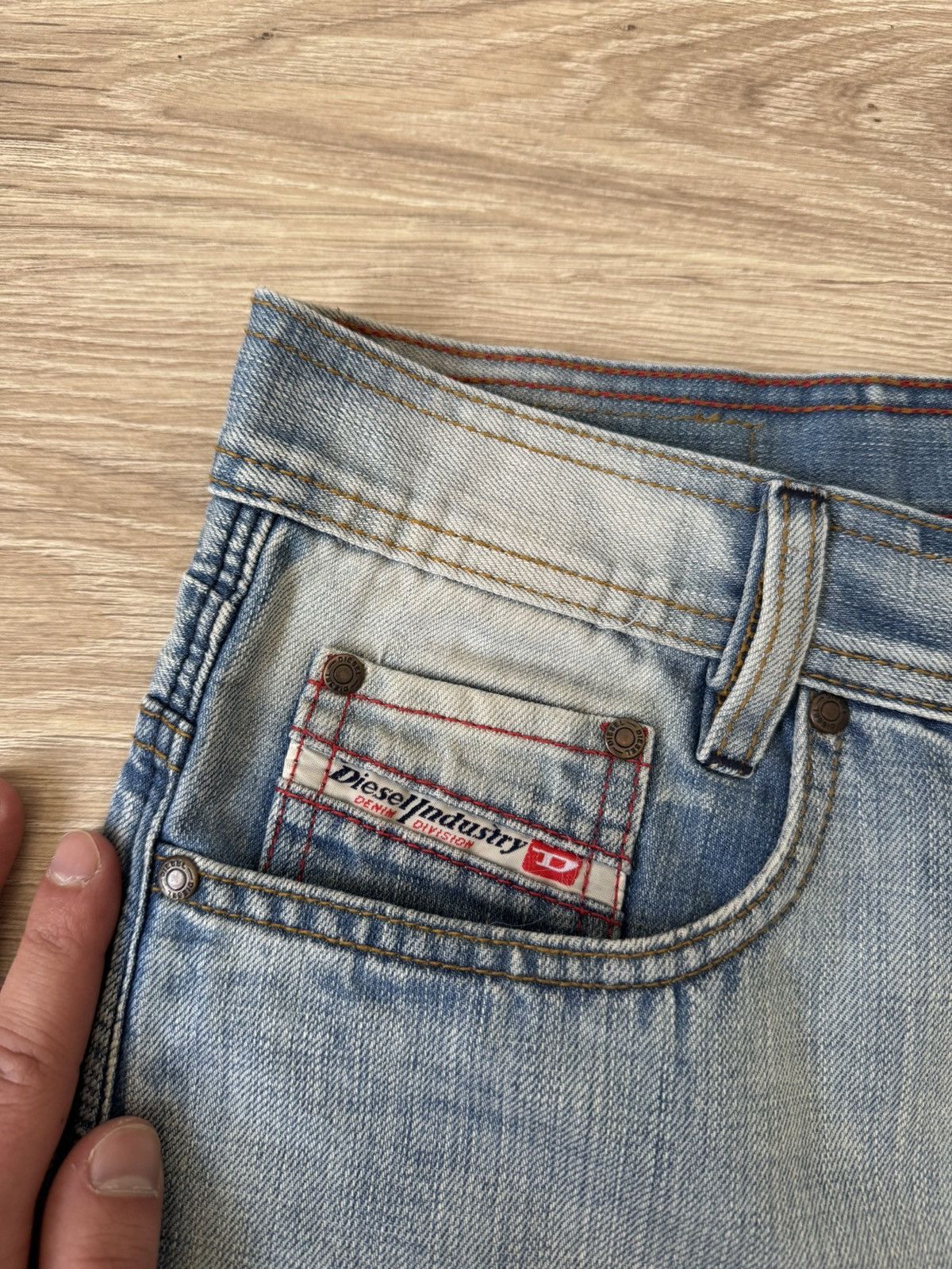Diesel × Japanese Brand × Vintage Vintage Y2K Diesel Japanese Style Dragon Wash Denim Jeans Size US 34 / EU 50 - 9 Thumbnail