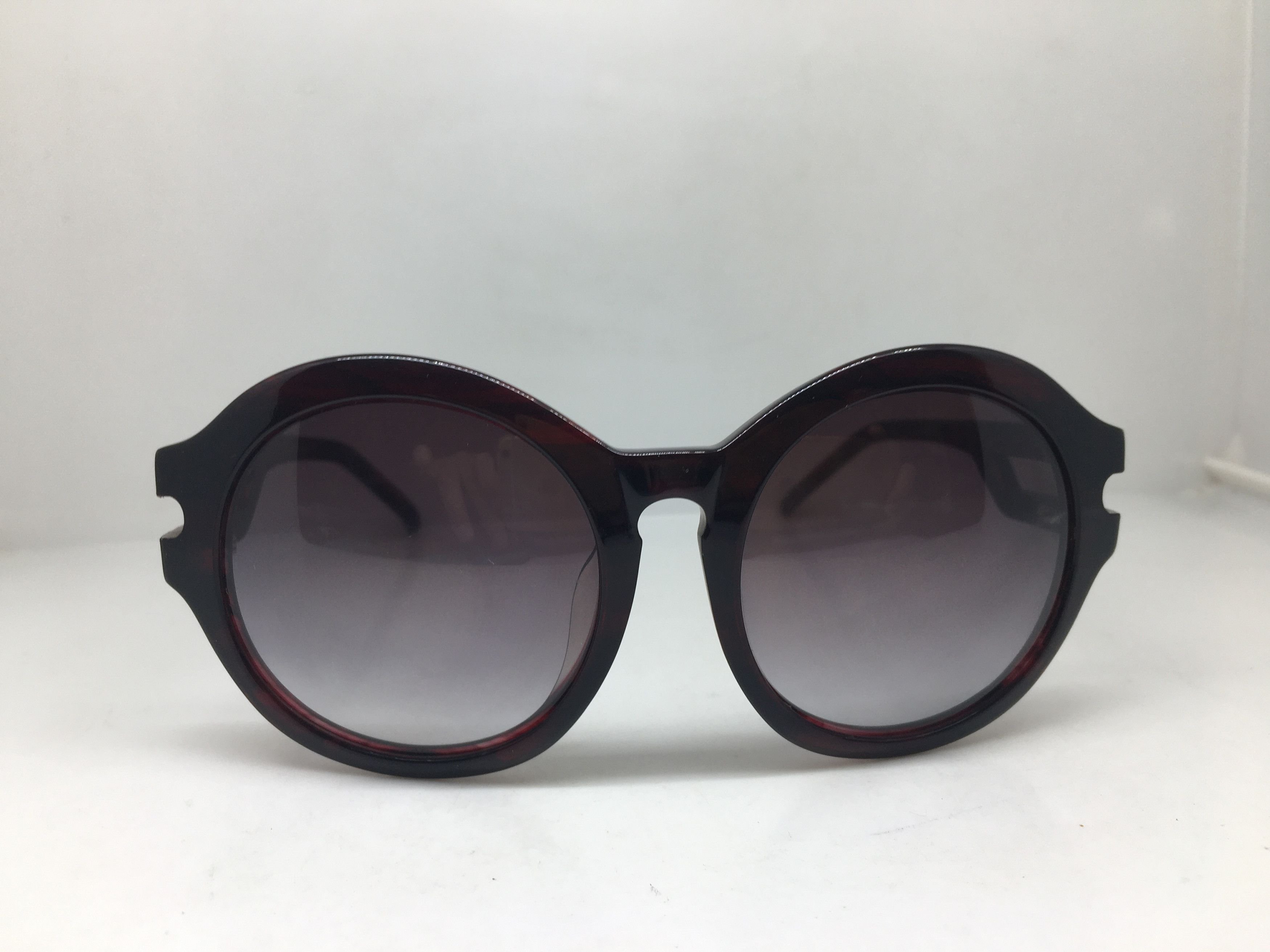Grey Ant Grey Ant Pursih Red Oversize Round Sunglasses Frame Size ONE SIZE - 2 Thumbnail