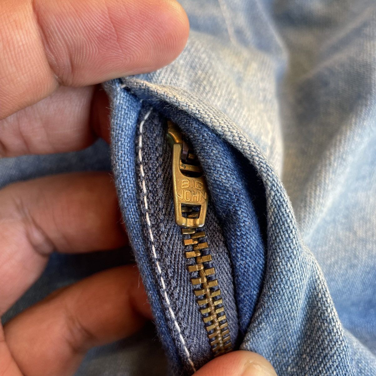 Big John 🔥Vintage Big John Overall Jumsuits Workers Wear Denim Jeans Size US 36 / EU 52 - 12 Thumbnail