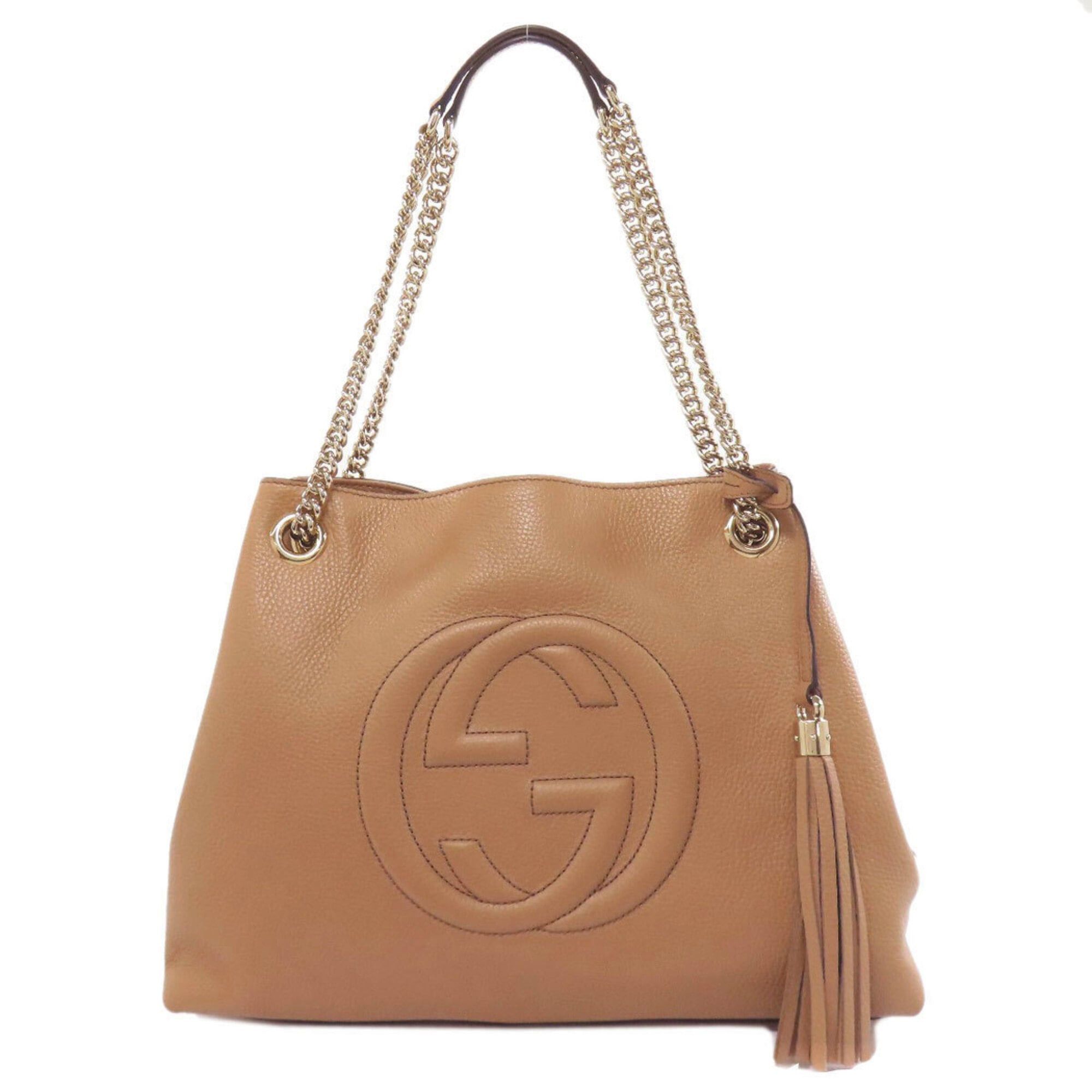 Gucci Gucci 536196 Outlet Soho Interlocking G Tote Bag Leather Women's GUCCI Size ONE SIZE - 1 Thumbnail