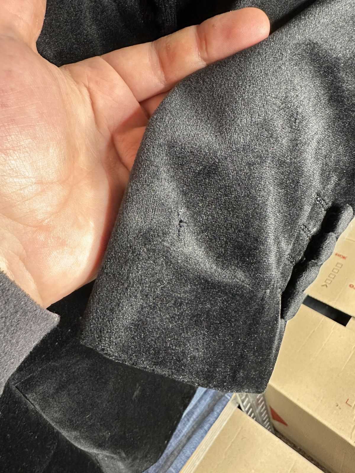Gianni Feraud Gianni Ferraud Black Velvet Blazer Jacket Size 38R - 10 Thumbnail