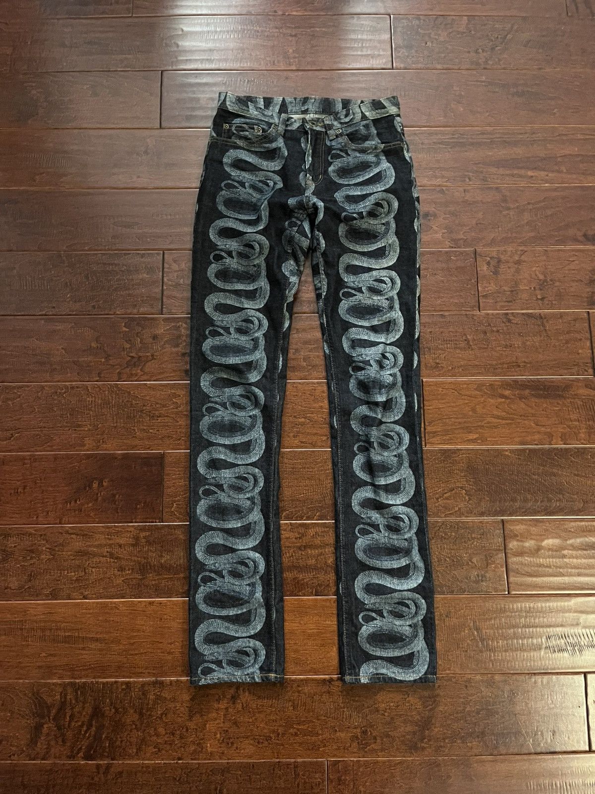 Hysteric Glamour Hysteric Glamour Snake Loop Slim Fit Denim Size US 28 / EU 44 - 1 Thumbnail
